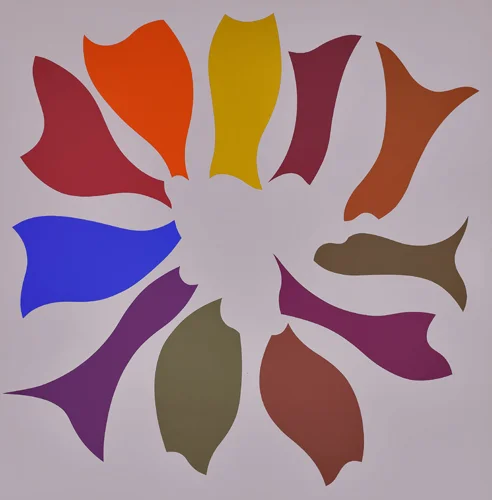 #1 , 1993 oil on canvas 60 x 60 inches; 152.4 x 152.4 centimeters