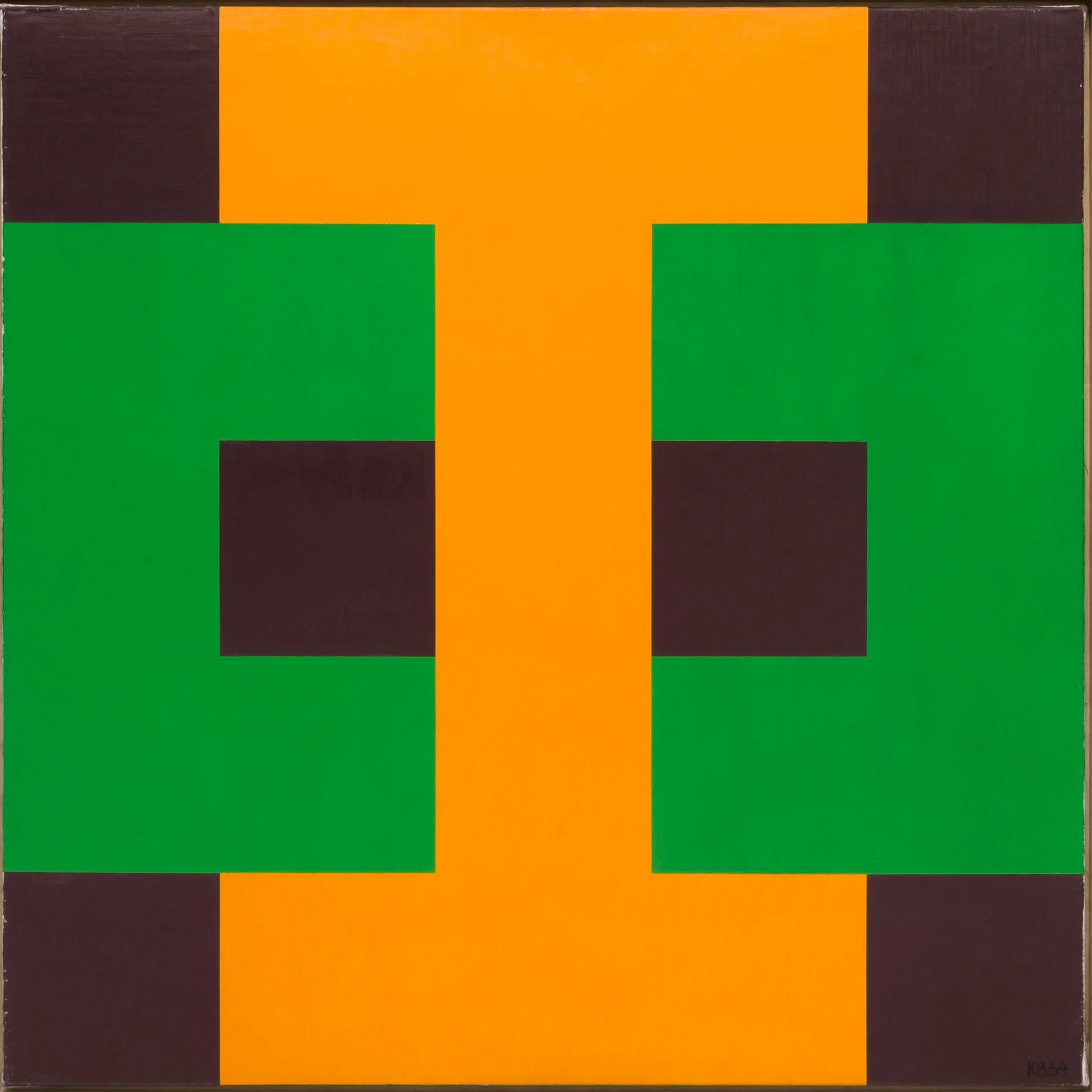#45 , 1964 oil on canvas 42 x 42 inches; 106.7 x 106.7 centimeters