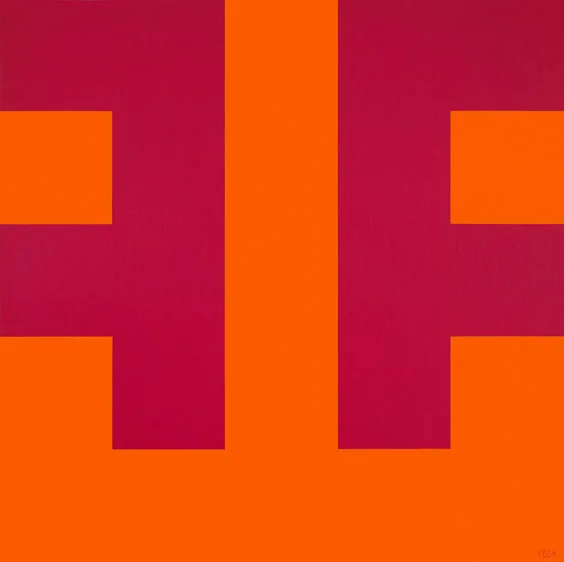 #35 , 1964 oil on canvas 50 x 50 inches; 127 x 127 centimeters