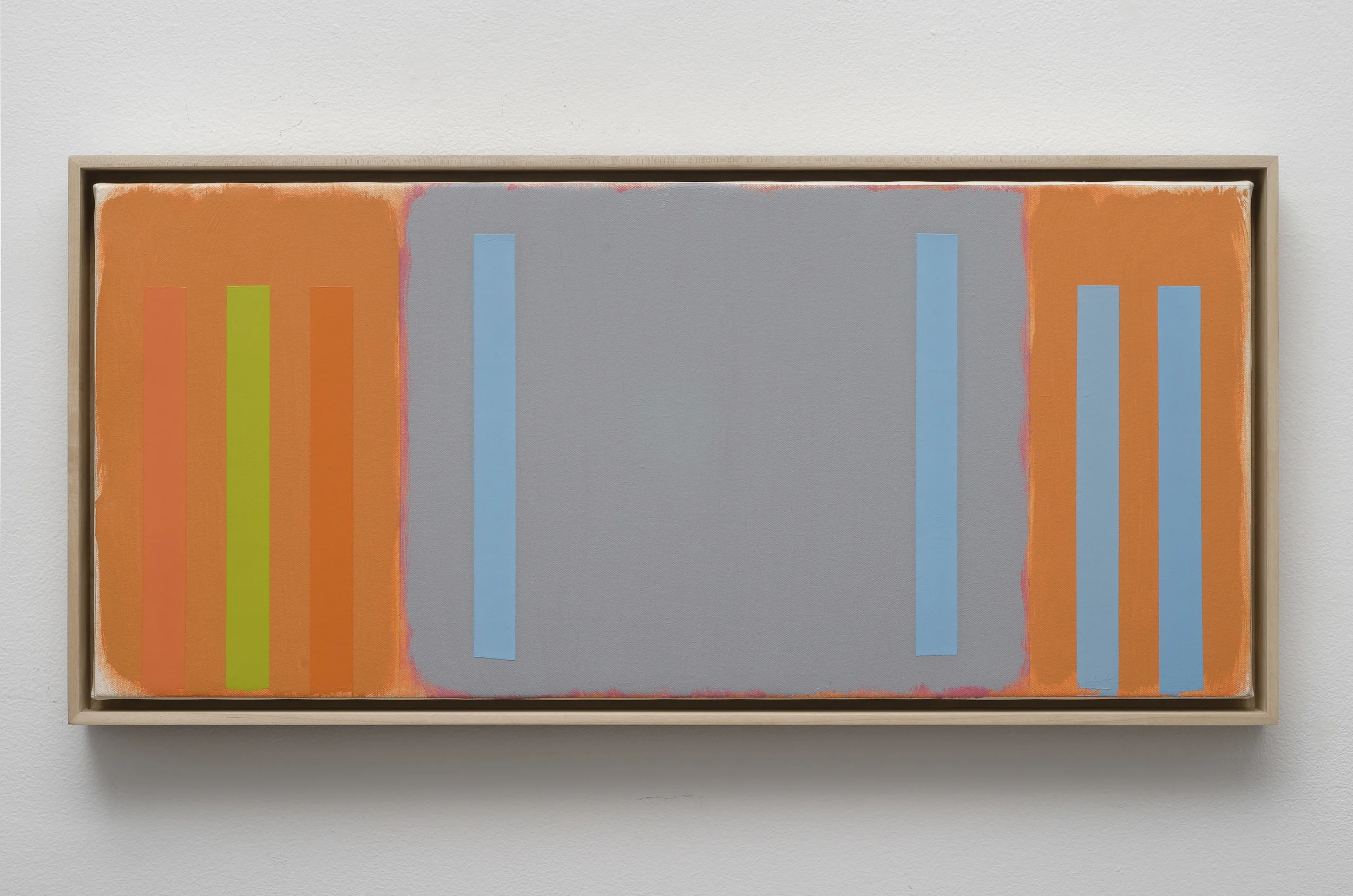 Untitled Abstract Composition (PC05-15), 2005 acrylic on canvas 12 1/4 x 28 1/4 inches; 31.1 x 71.8 centimeters