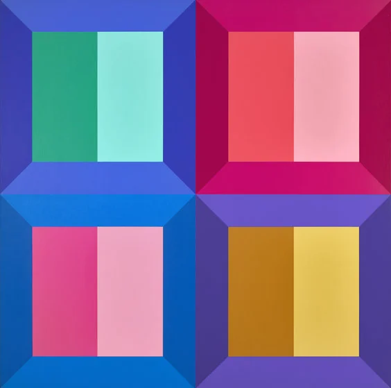 #20 , 1974 oil on canvas 57 x 57 inches; 144.8 x 144.8 centimeters