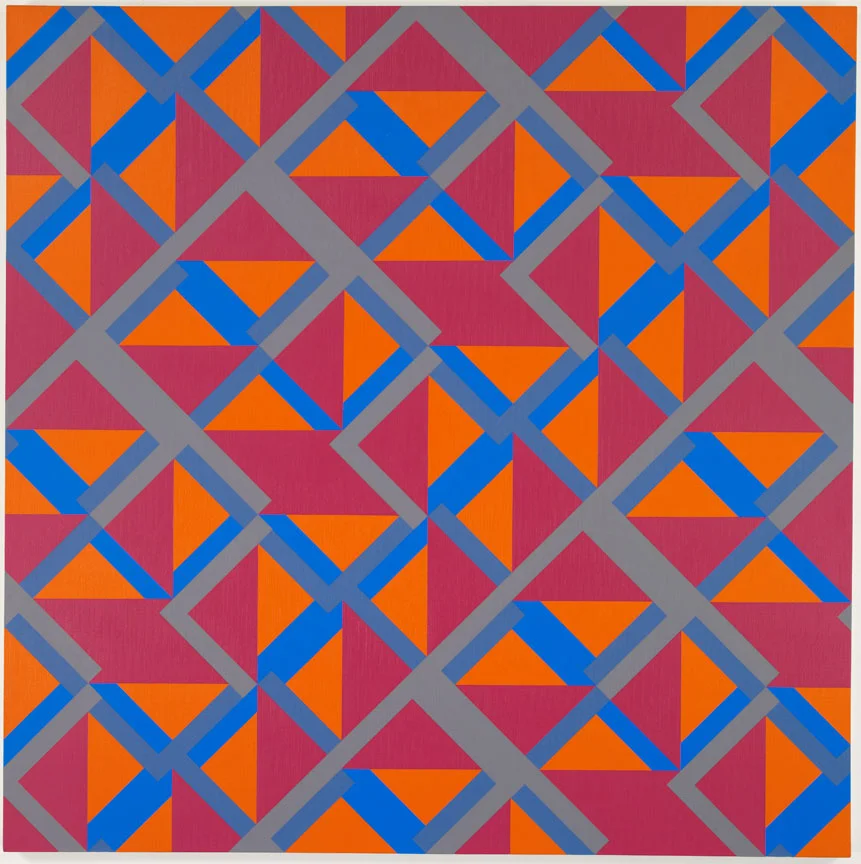 #9 , 1982 oil on canvas 60 x 60 inches; 152.4 x 152.4 centimeters