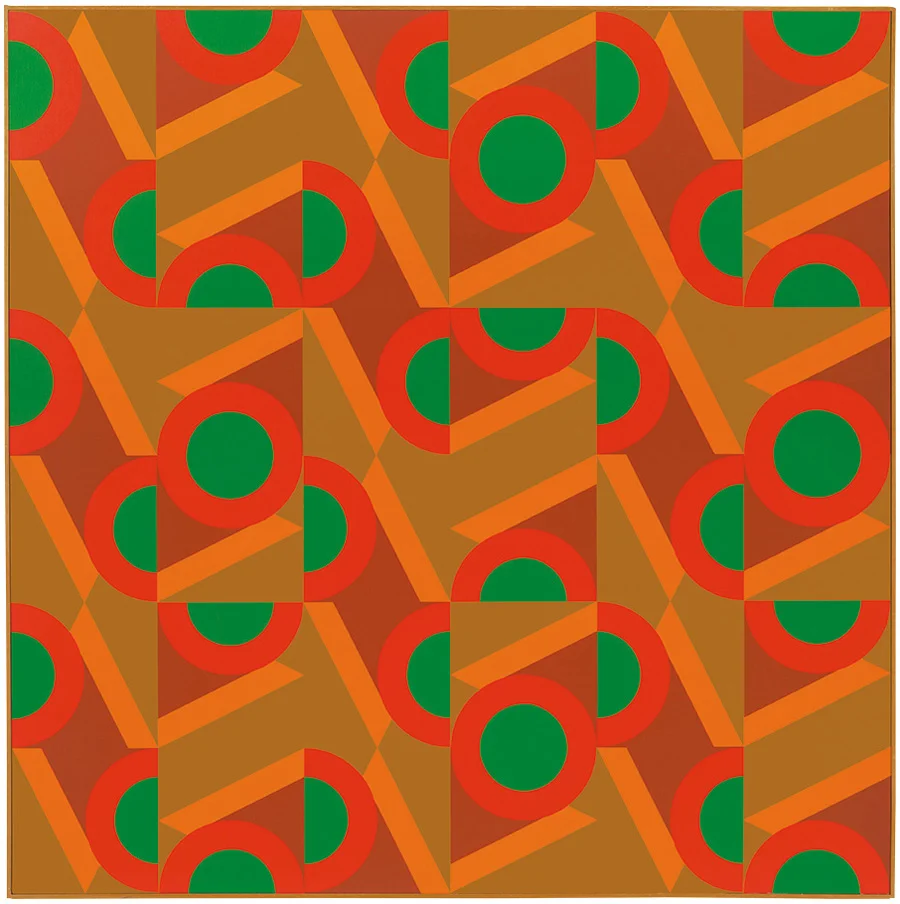 #19 , 1983 oil on canvas 60 x 60 inches; 152.4 x 152.4 centimeters