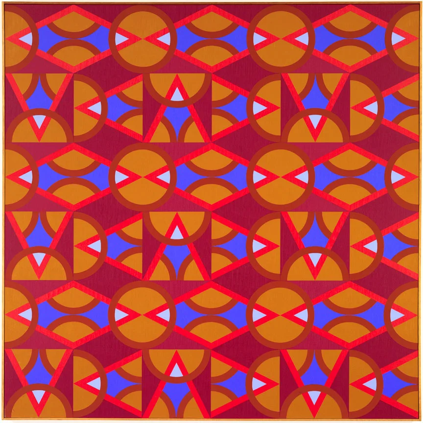 #19 , 1985 oil on canvas 60 x 60 inches; 152.4 x 152.4 centimeters