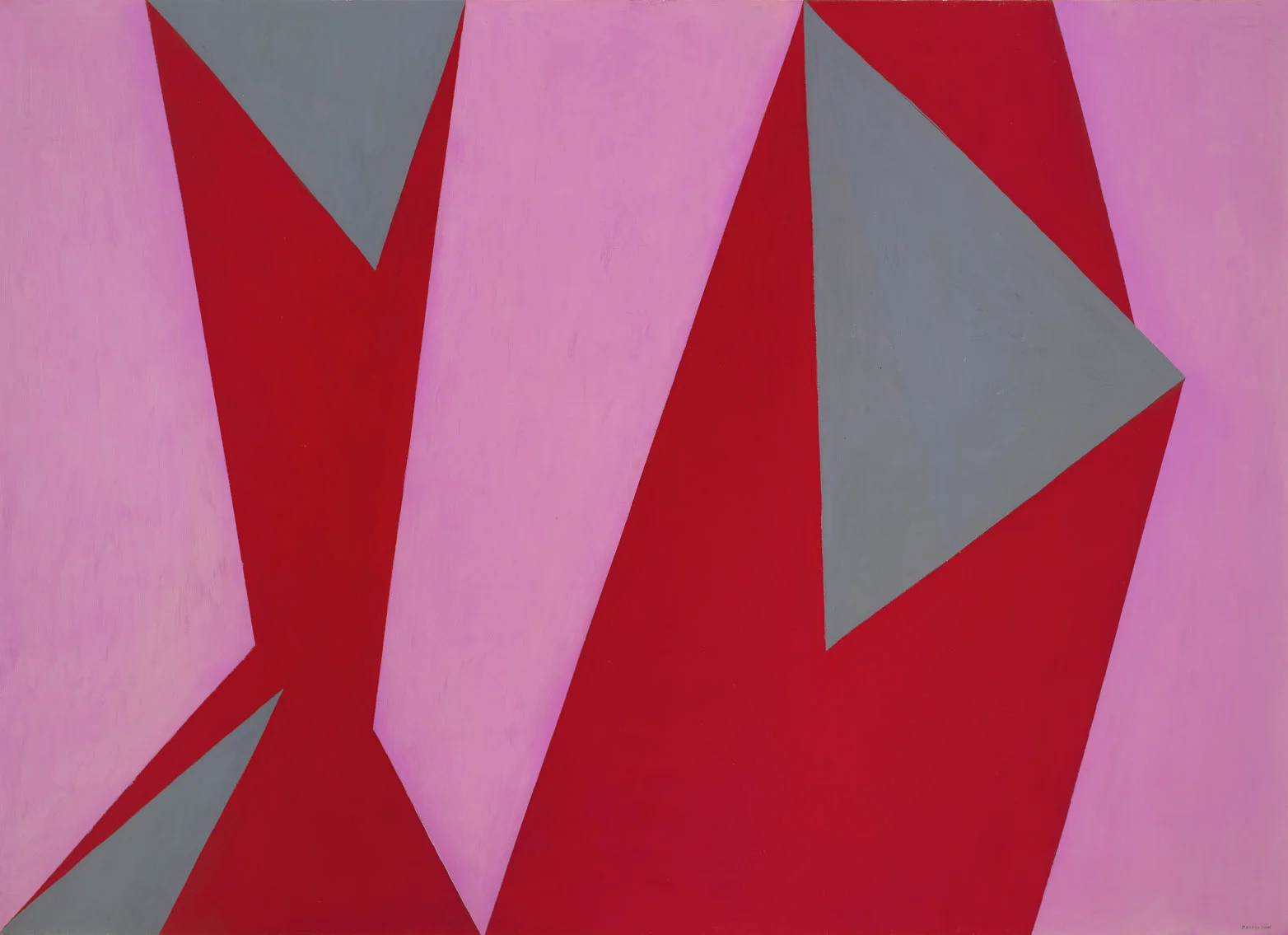 Magical Space Forms , 1951 oil on canvas 58 x 82 inches; 147.3 x 208.3 centimeters