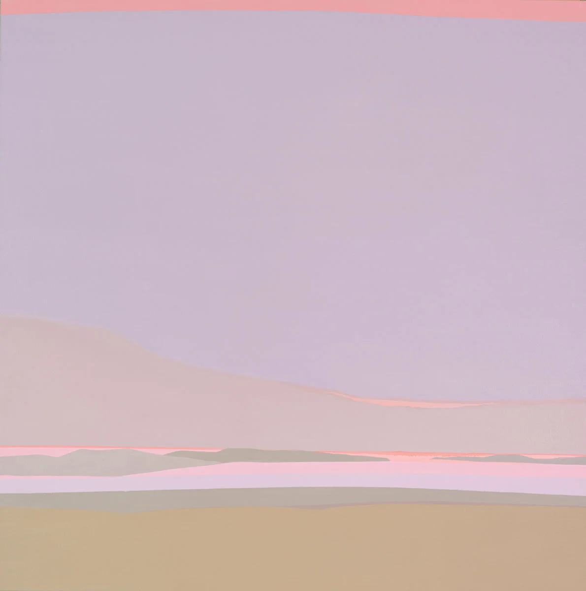 Islands , 1986 acrylic on canvas 50 x 50 inches; 127 x 127 centimeters