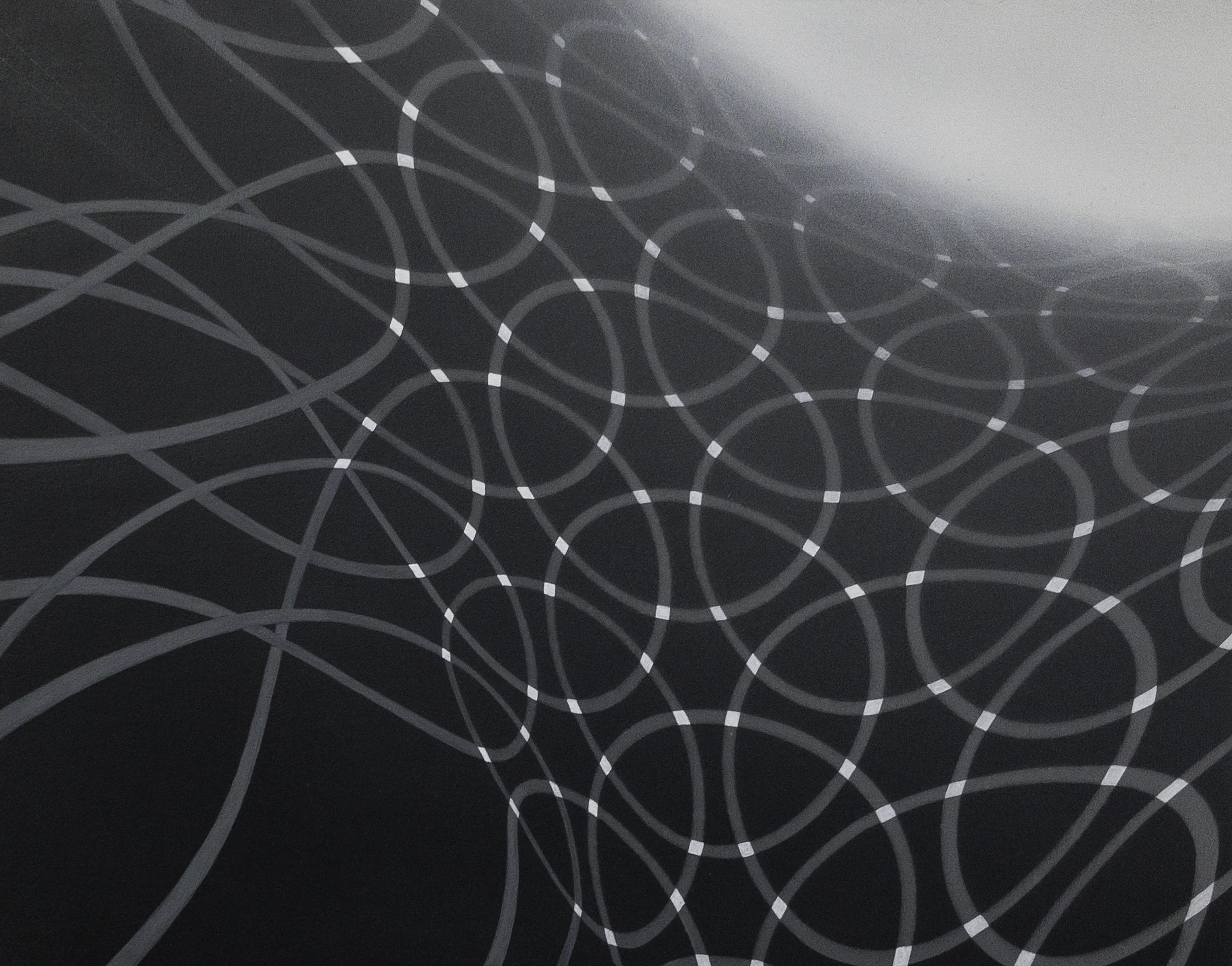 Veda B. Kaya Check Mate , 2014 acrylic on linen over panel 14 x 18 inches; 35.6 x 45.7 centimeters