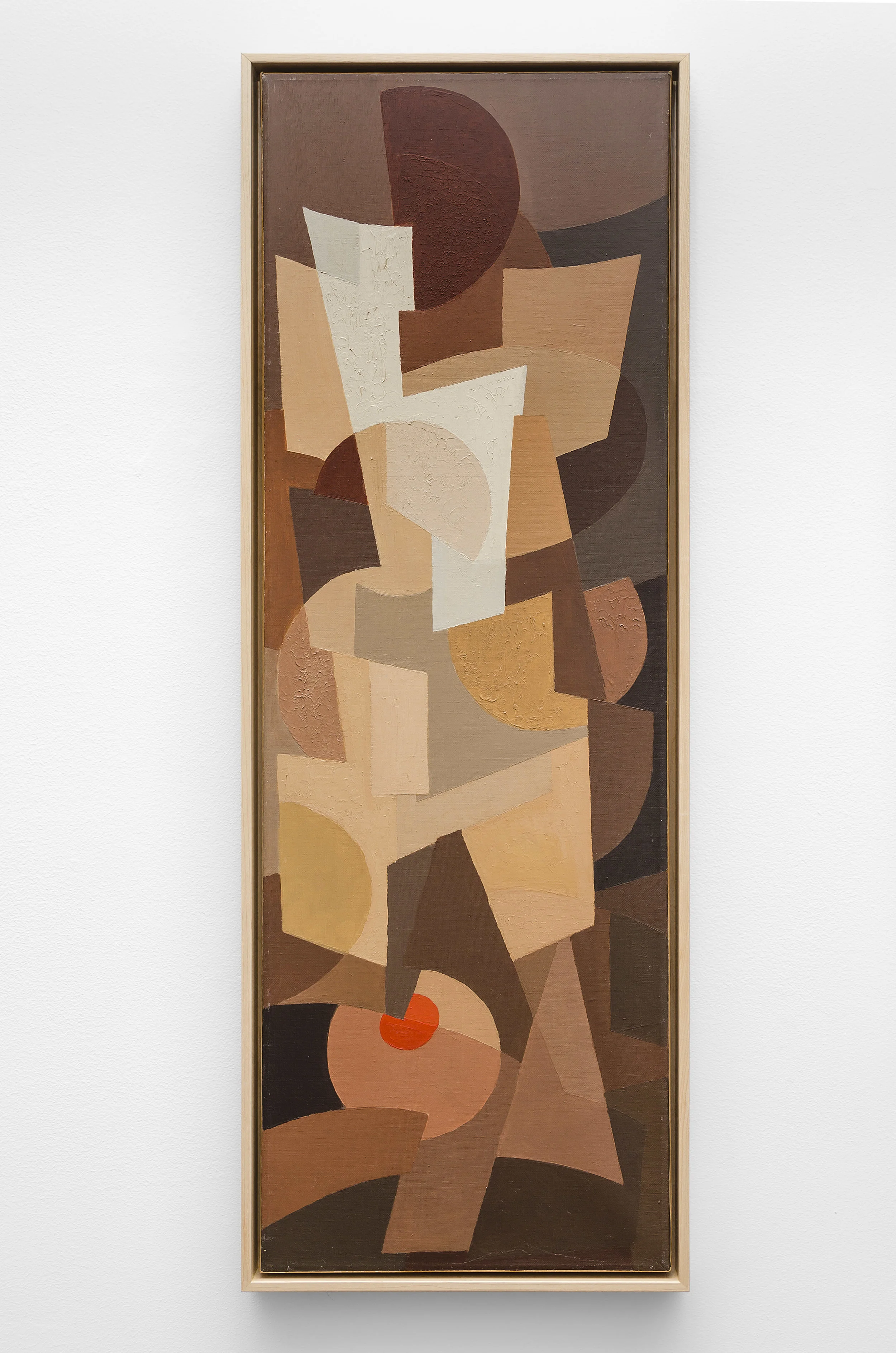 Untitled Abstract Composition , 1957 oil on canvas 35 3/8 x 11 3/4 inches; 89.8 x 29.8 centimeters