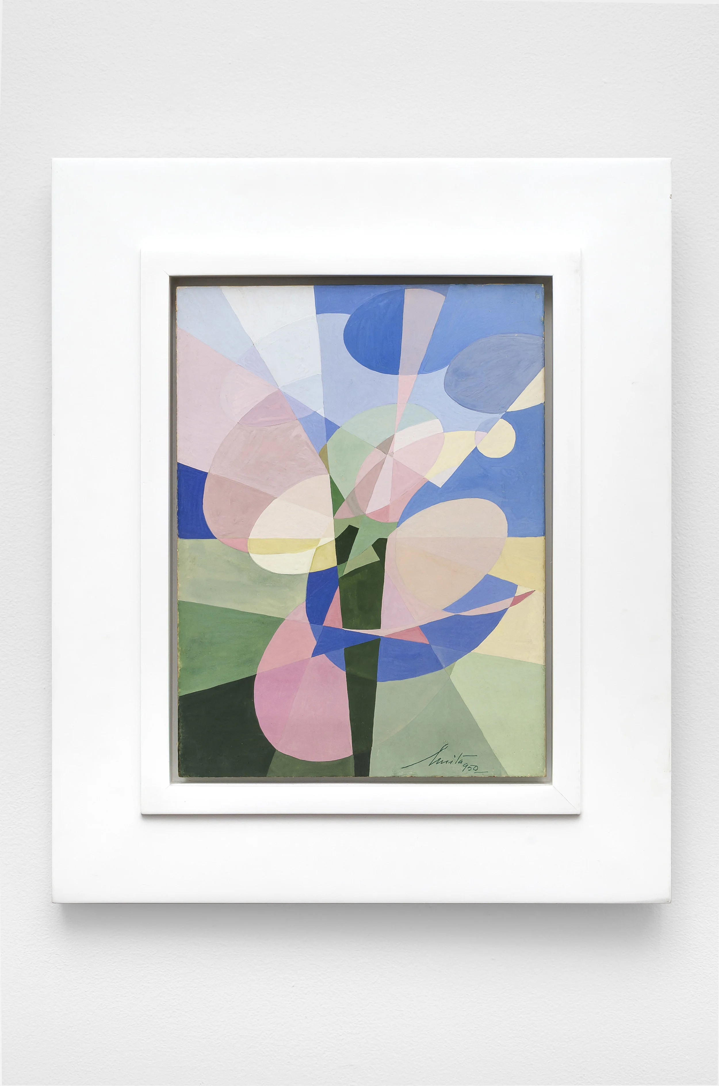 Untitled Abstract Composition , 1950 oil and tempera on board 14 1/2 x 10 3/4 inches; 36.8 x 27.3 centimeters