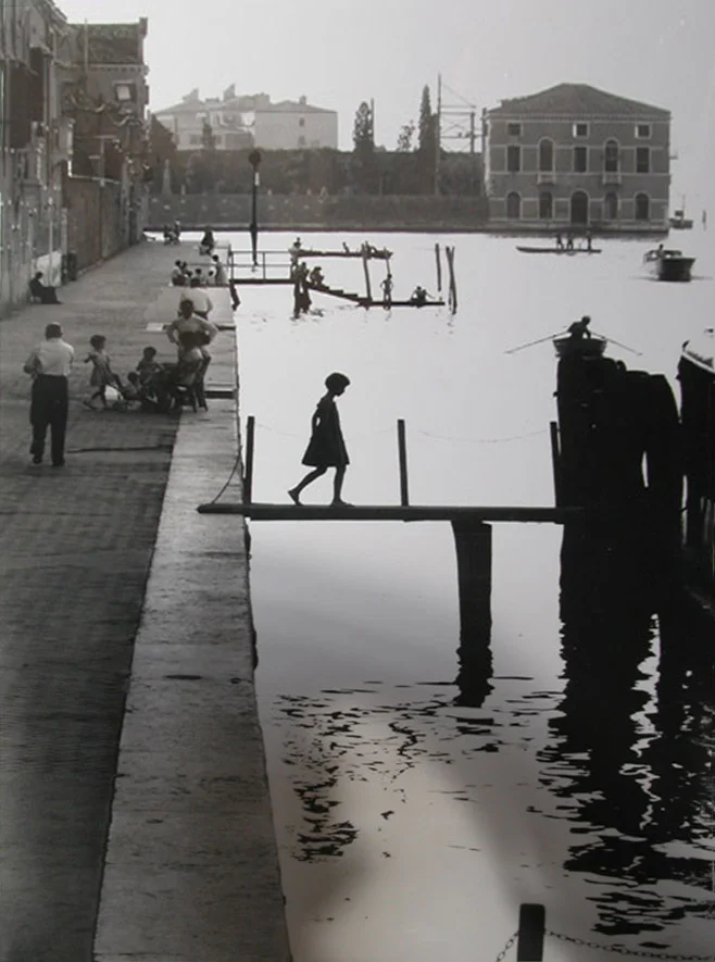 Venice Fillette, Venice Italy, 1959 silver gelatin print (WR 354) 14 x 11 inches; 35.56 x 27.94 centimeters