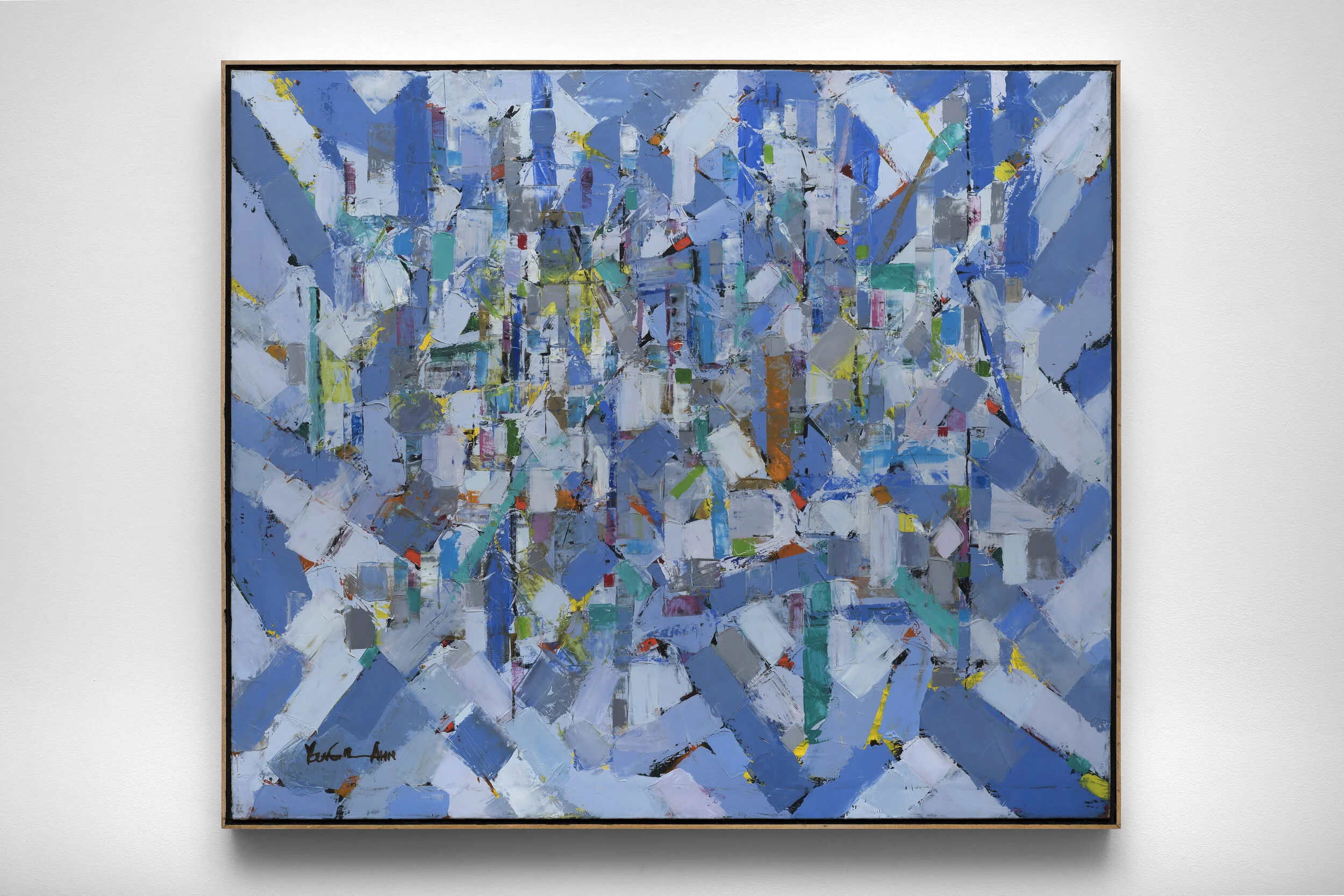 LA Harbor , 1995 oil on canvas 34 x 40 inches; 86.4 x 101.6 centimeters