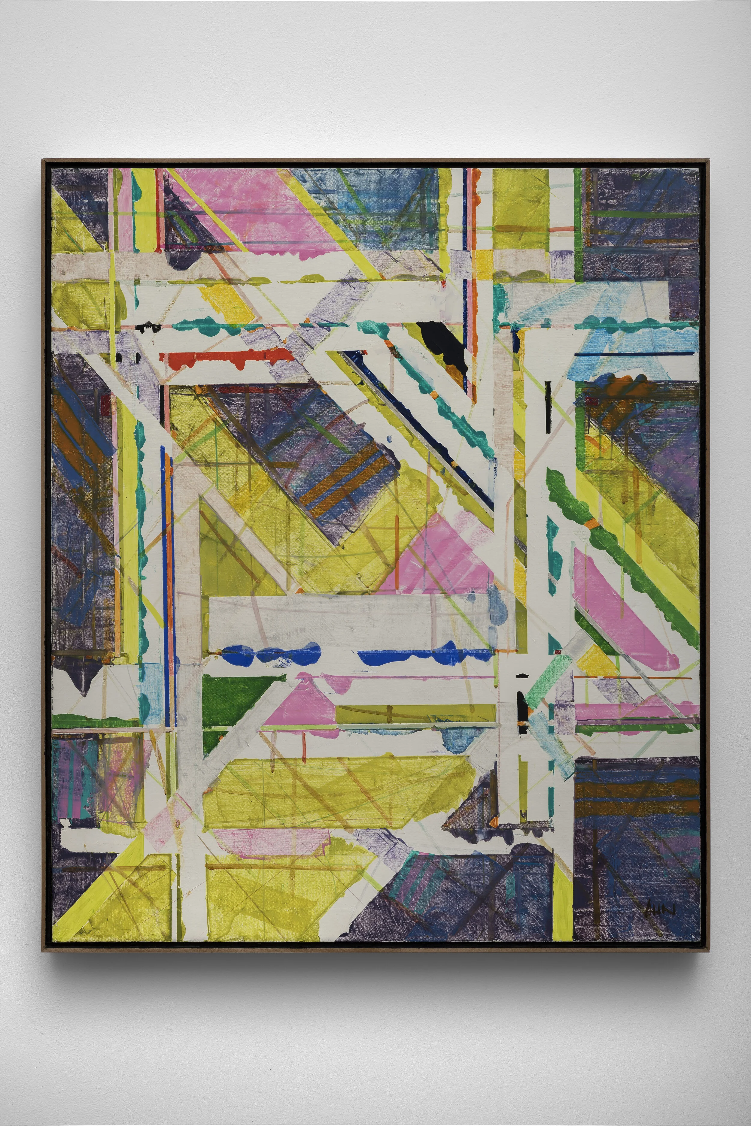 Composition E , 1994 oil on canvas 36 x 30 inches; 91.4 x 76.2 centimeters