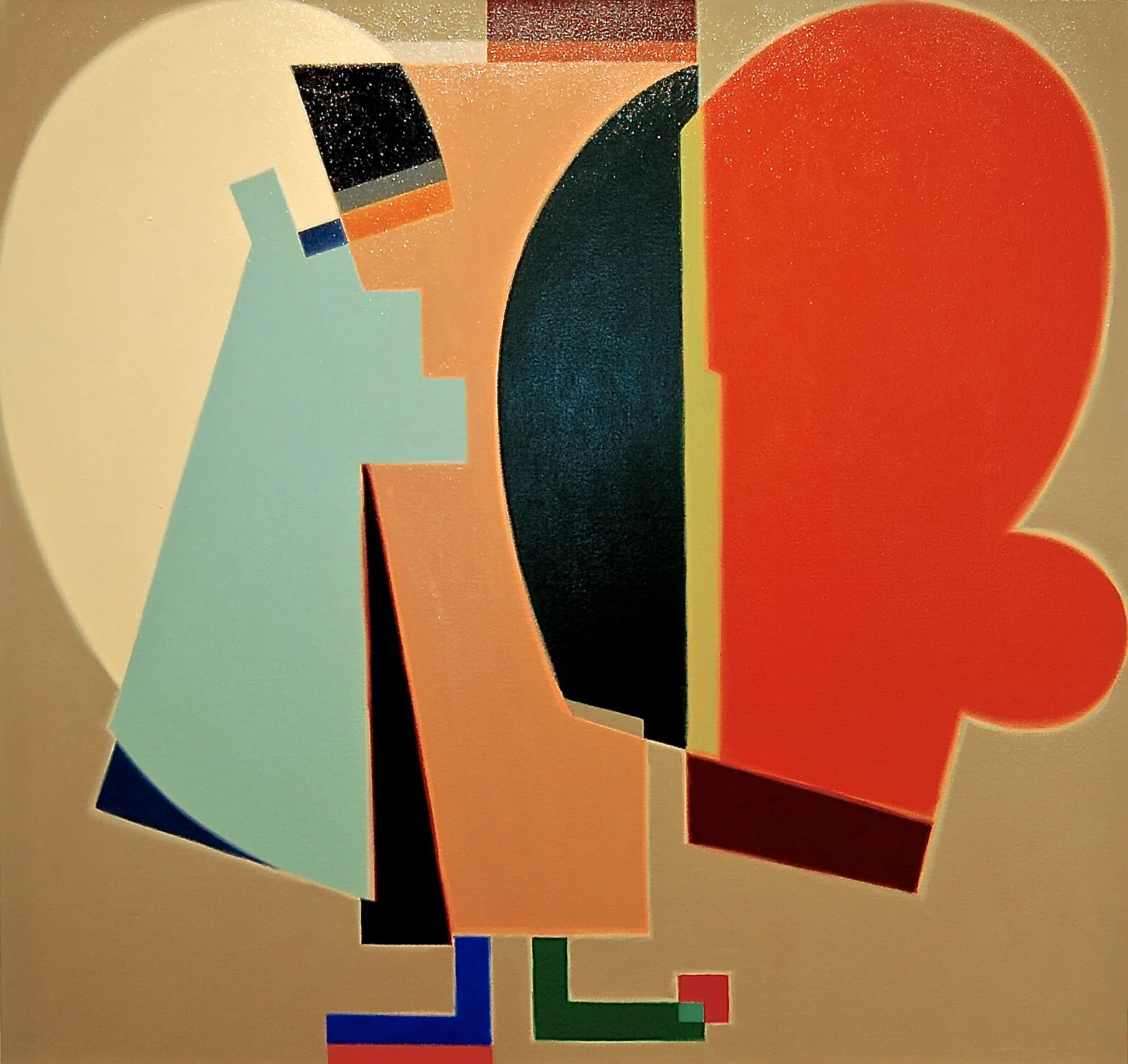 The Vestal Virgins , 2013 oil on canvas 34 x 36 inches; 91.4 x 86.4 centimeters
