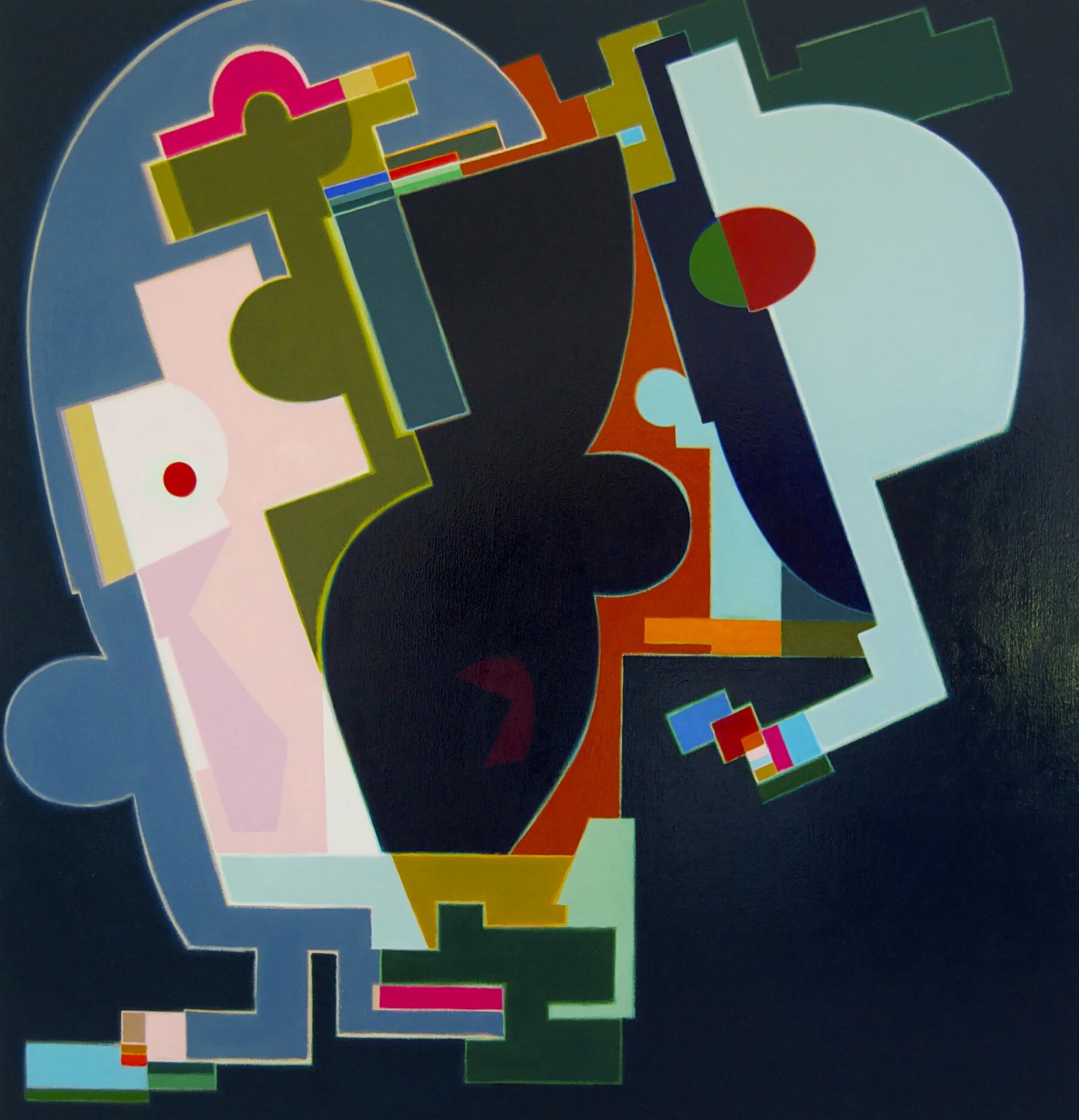 Time Will Explain , 2010 oil on canvas 54 x 52 inches; 137.2 x 132.1 centimeters