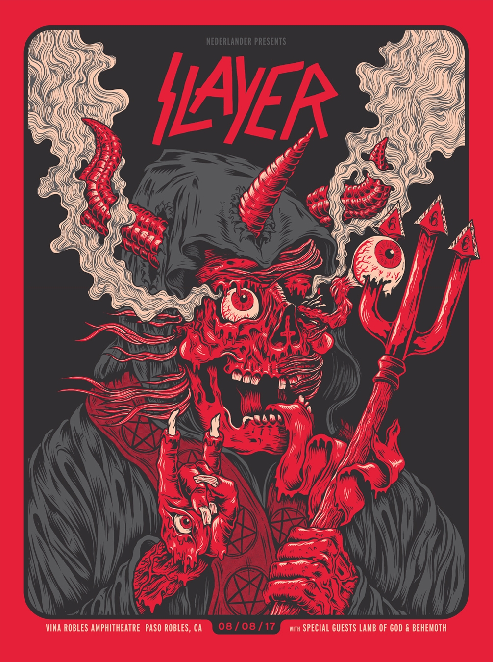 Slayer Gig Poster