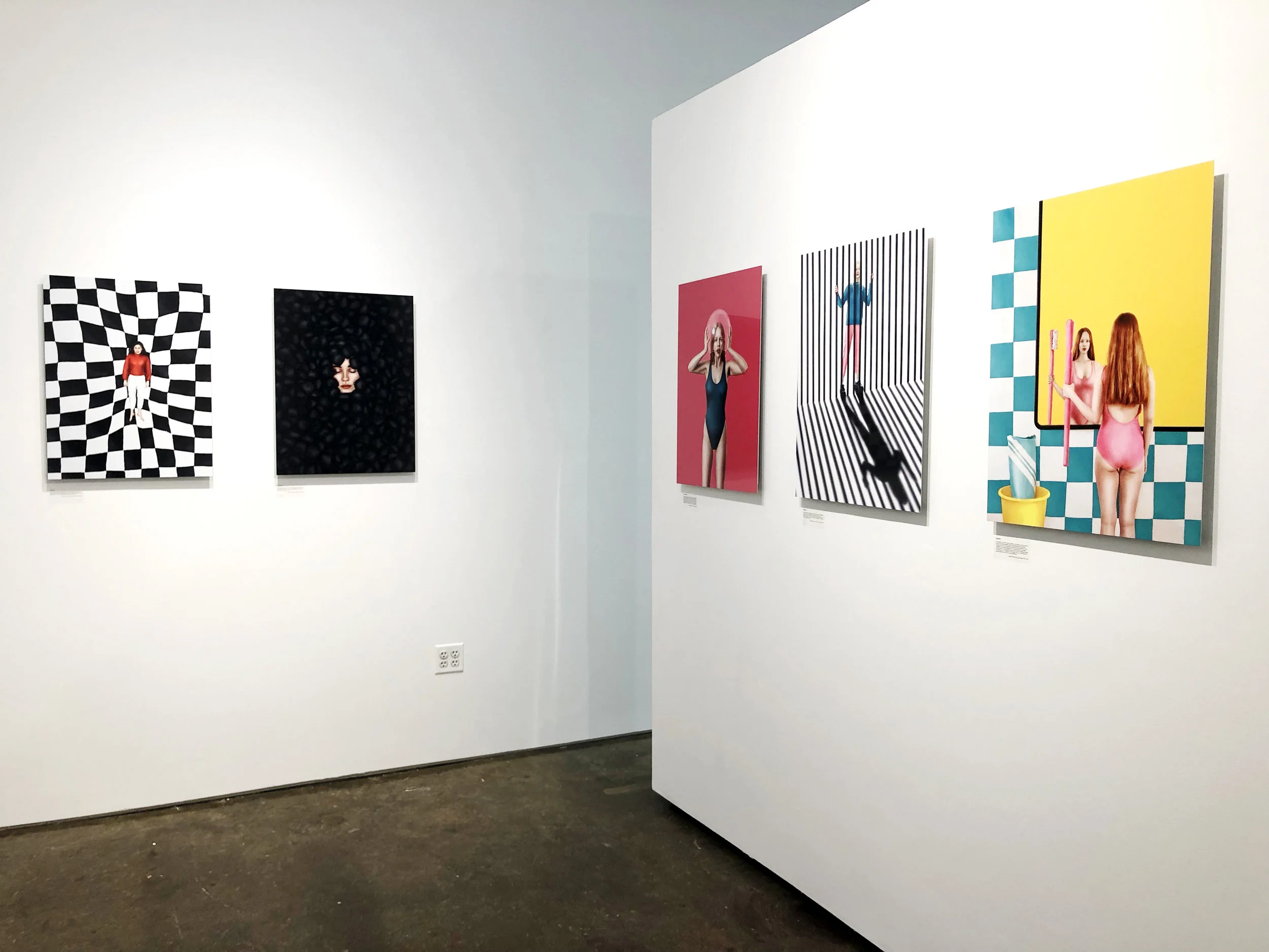 Installation shot of Emerging Photography Award exhibition at United Photo Industries (2018)
