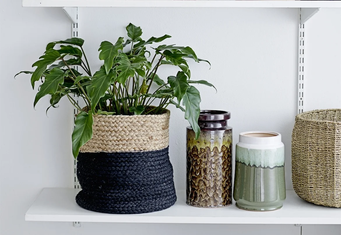 Hemp dipped basket from Design Vintage / Trouva