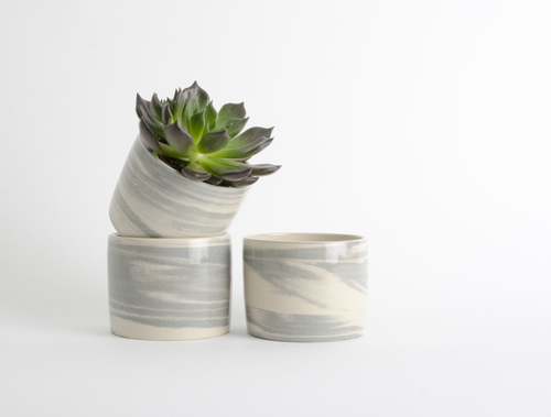 Stoneware pots from Room 356 / Trouva