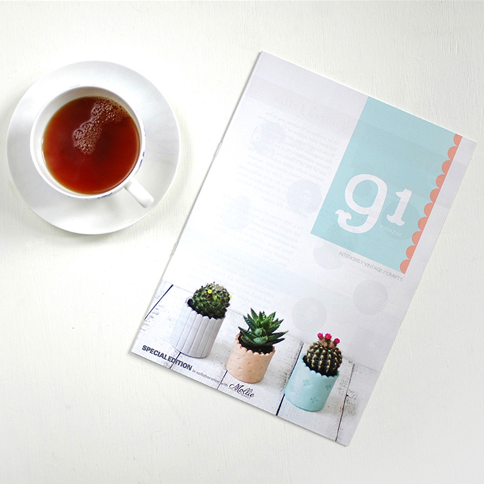 mini issue in print in collaboration with Mollie Makes