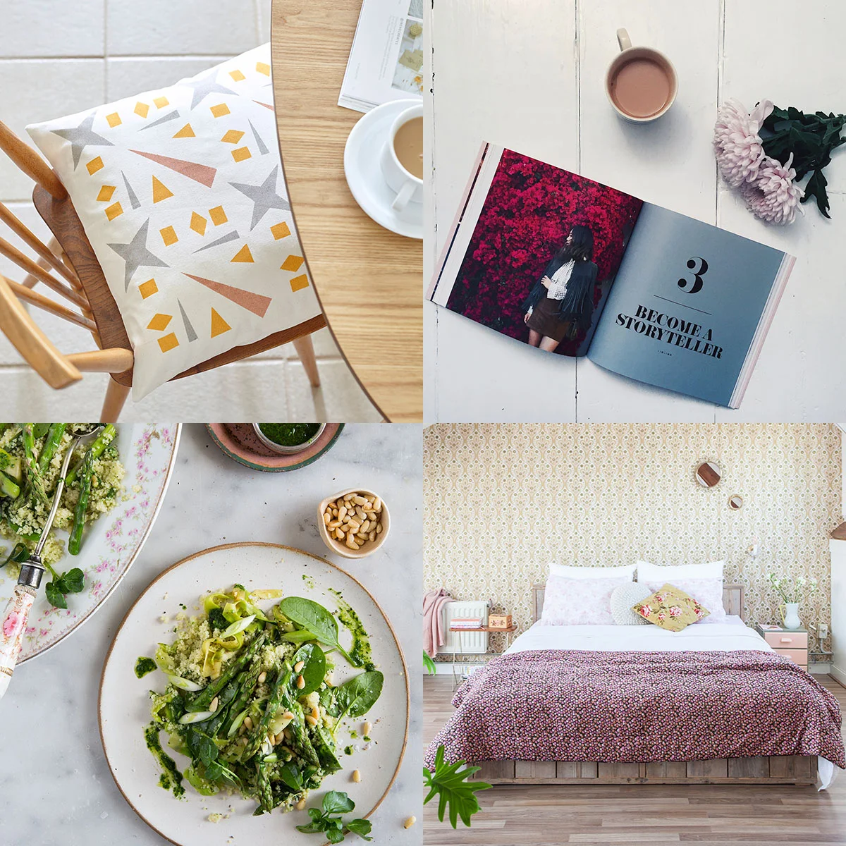 The 91 Magazine blog has new content a couple of times a week. Images: top left - Holly Jolliffe ; top right - Laura Pashby ; bottom left - Catherine Frawley ; bottom right: Holly Marder