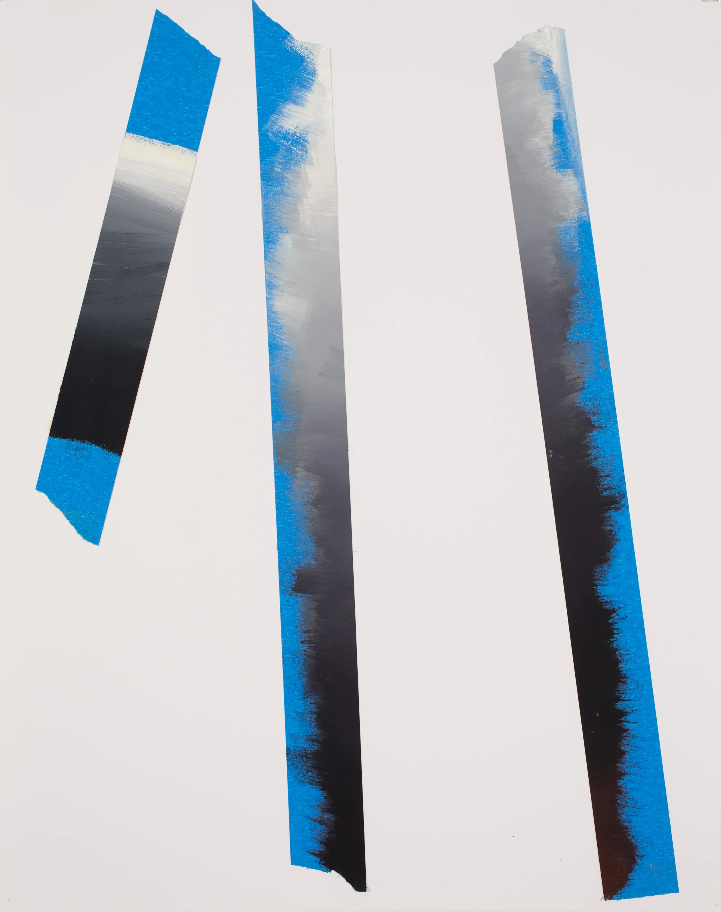 Tape Drawing 1 (Storm Clouds)