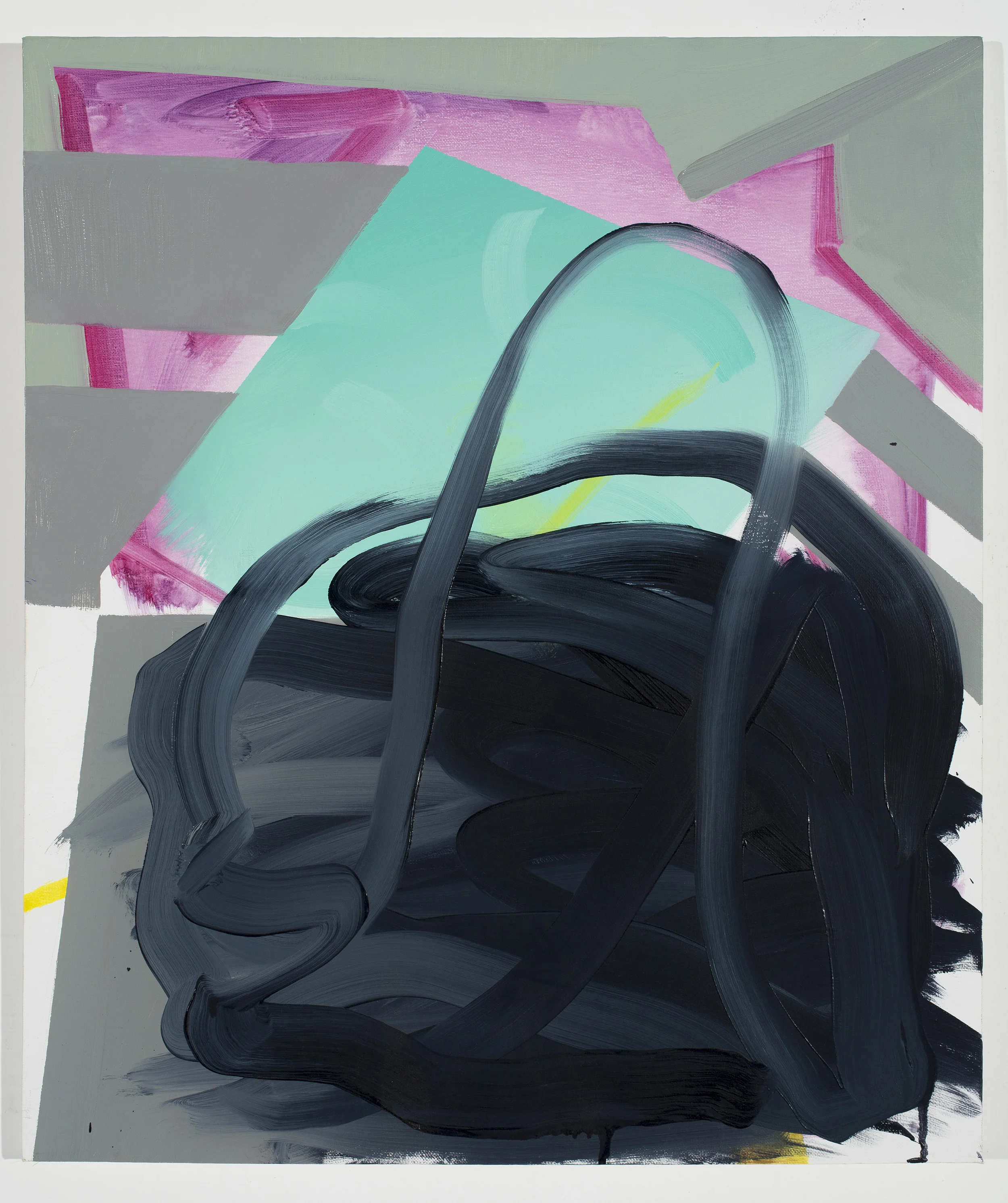 Obstructionist 2013 Oil on canvas 24 x 19 inches