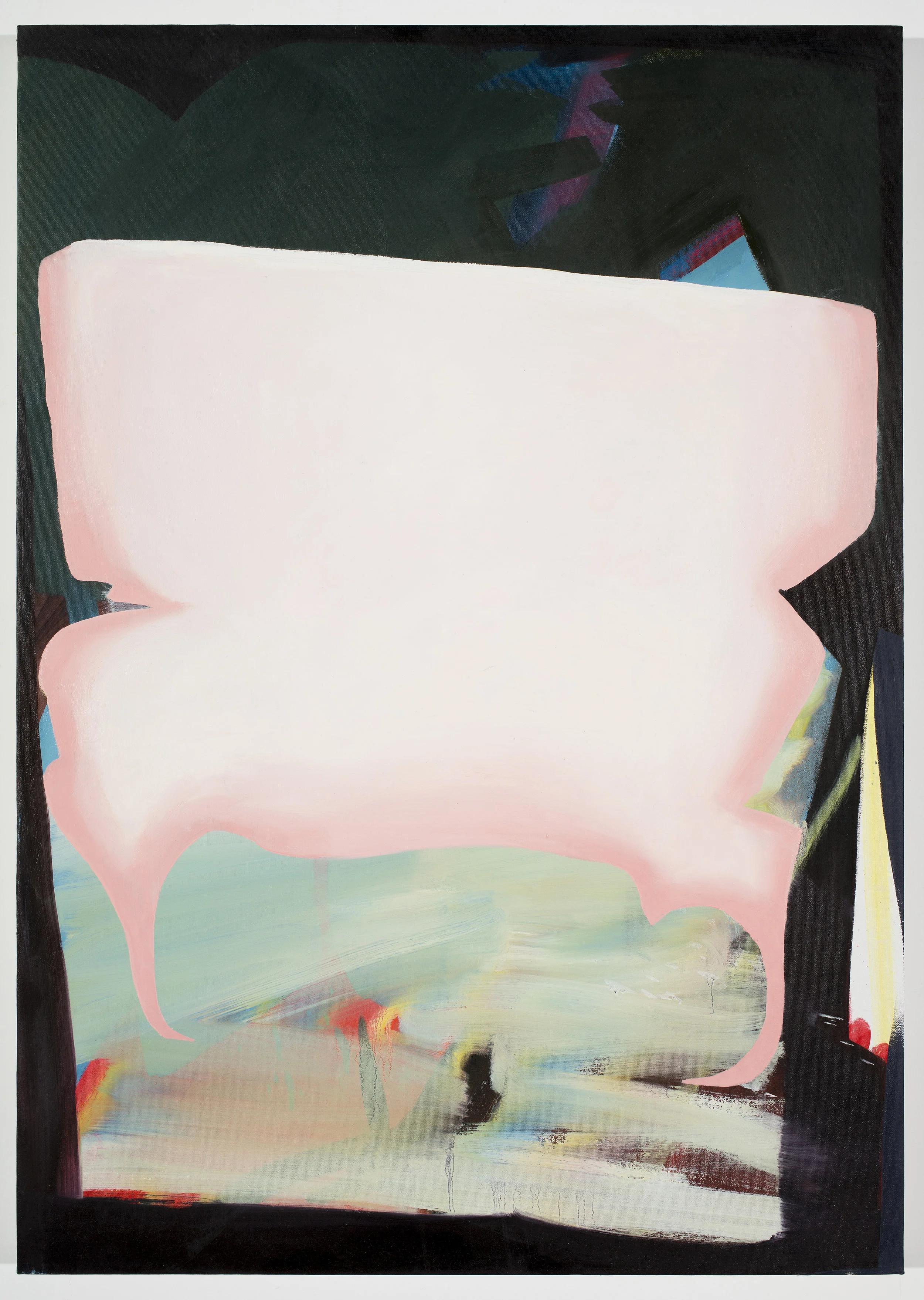 Pale Horse 2014 Oil on canvas 34.5 x 24.5 inches Private Collection