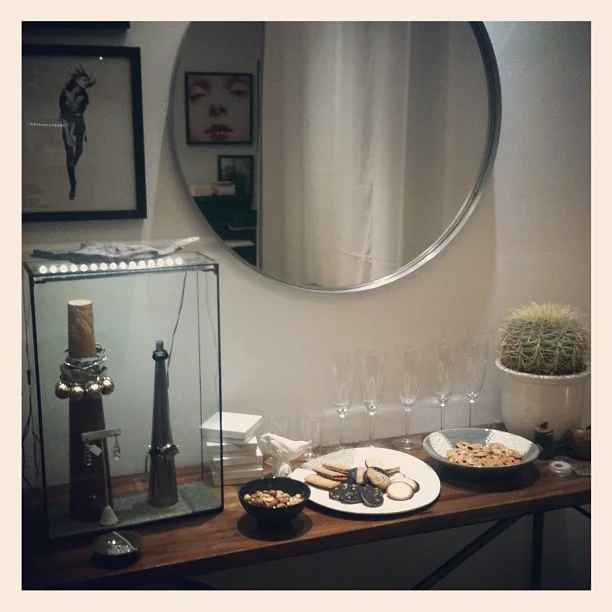 I’m ready drop by the studio for drinks and jewelry (Taken with instagram)