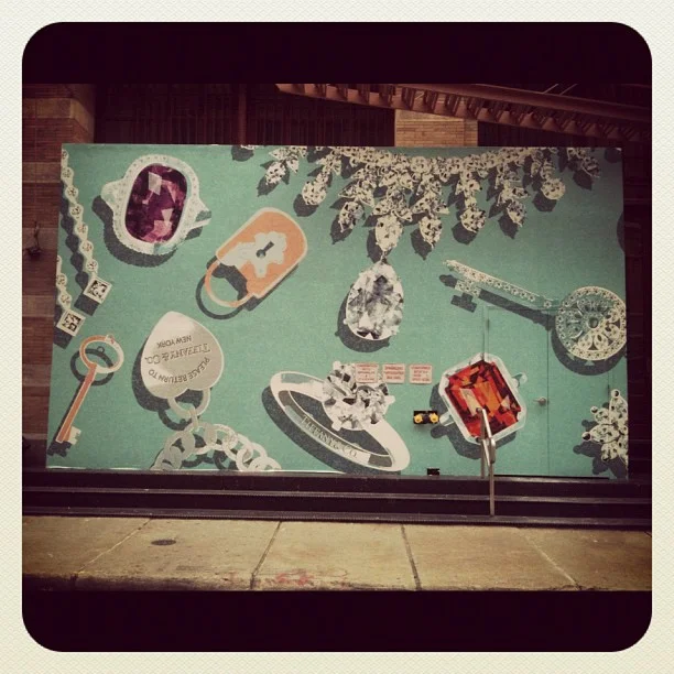 The new Tiffany’s store being renovated in Soho. (Taken with instagram)