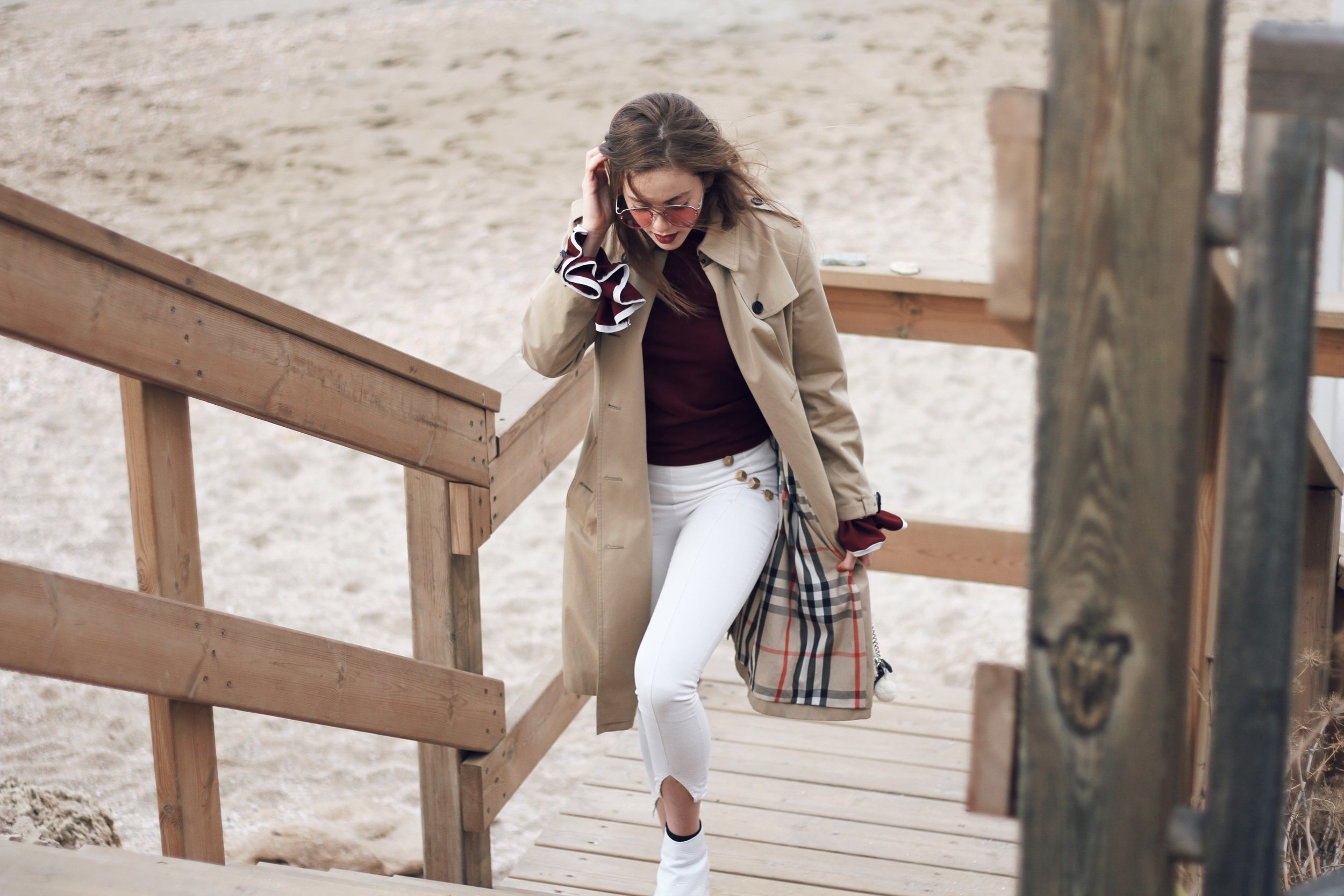 burberry trench outfit