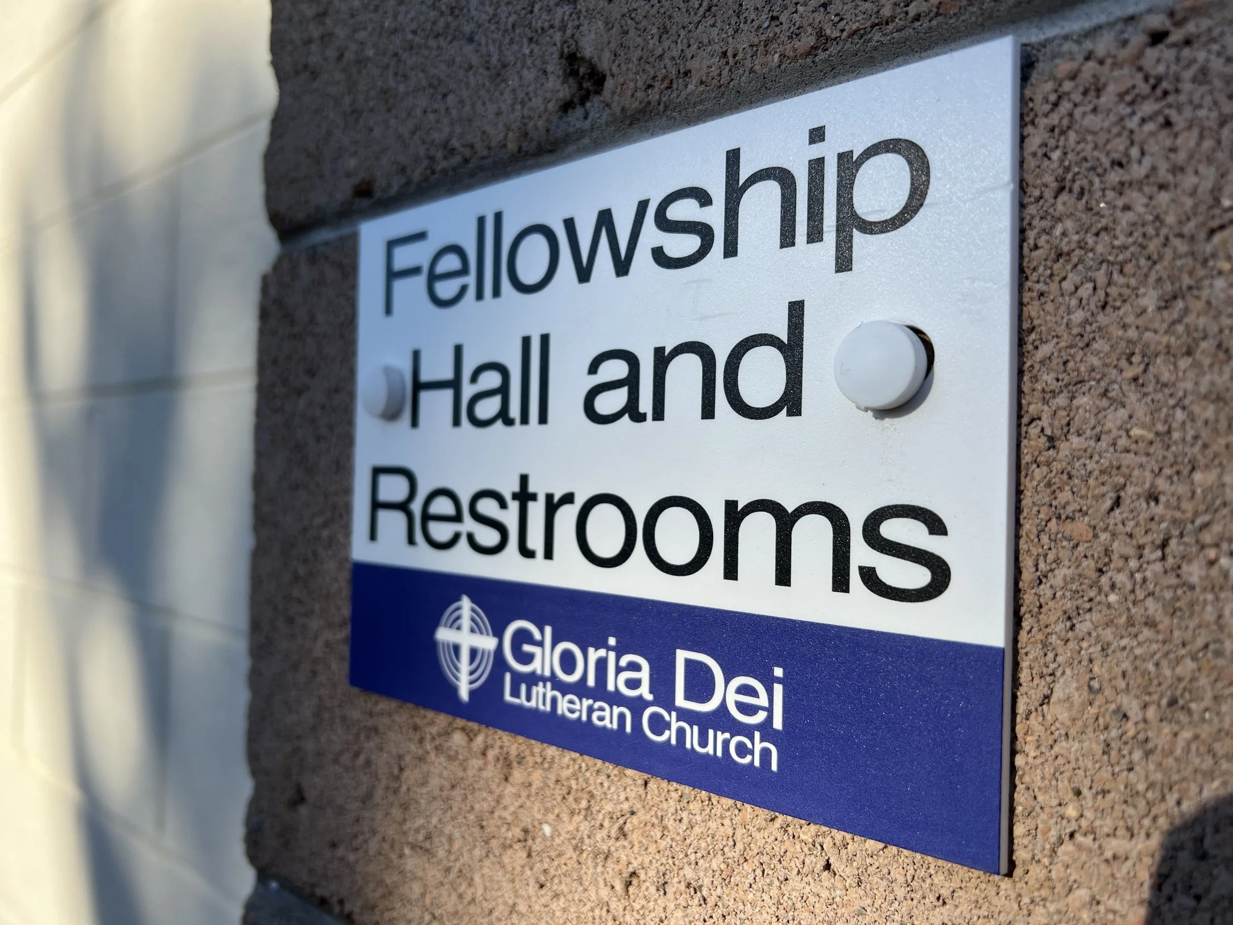 Fellowship Hall Dedication -- Sunday, October 30
