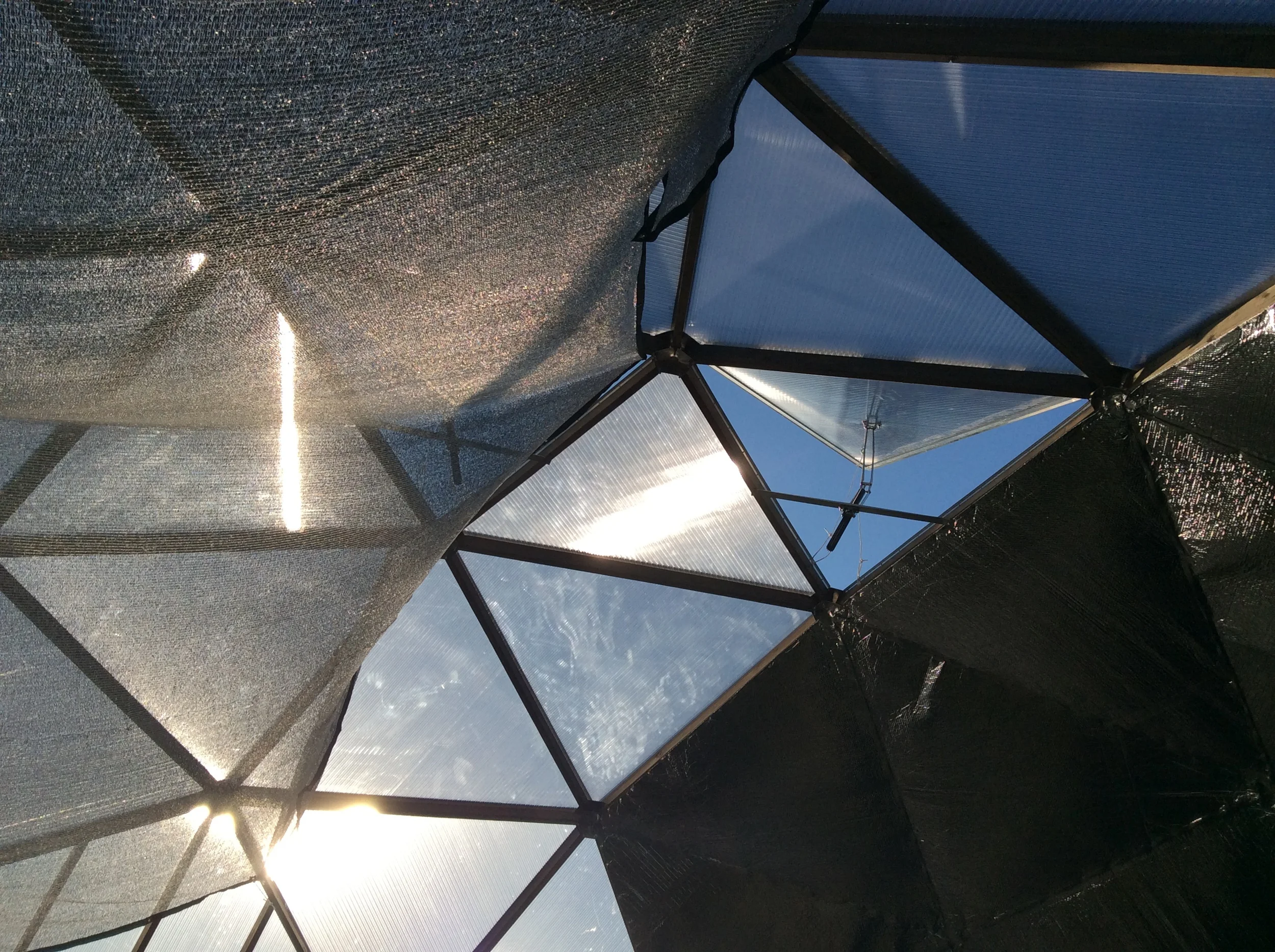 Inside the Central Iowa Shelter & Services Growing Dome