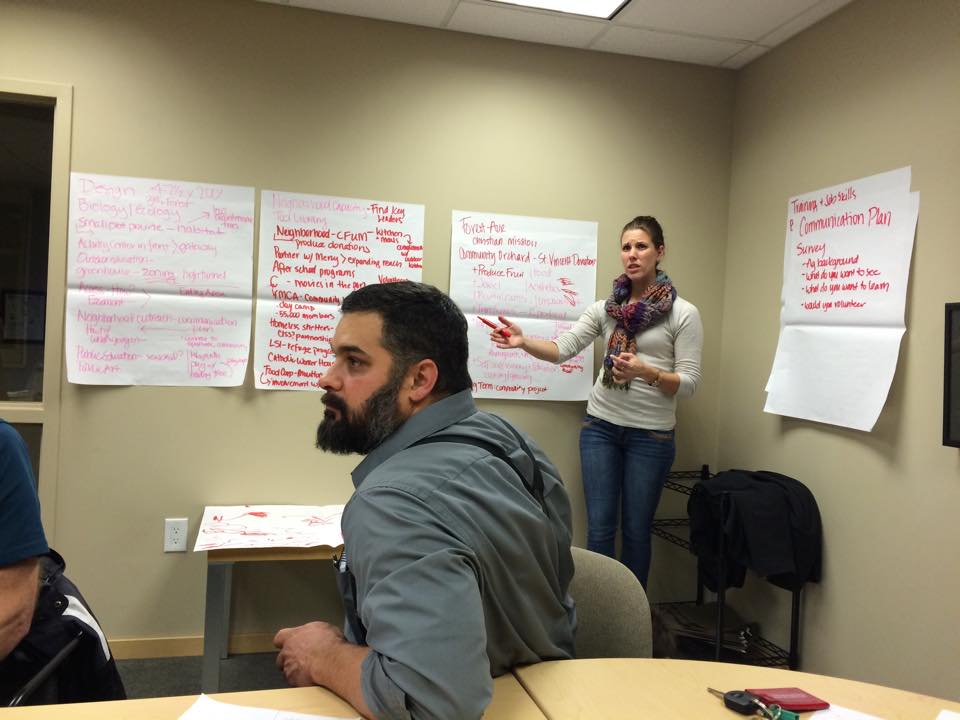 Community orchard team December meeting