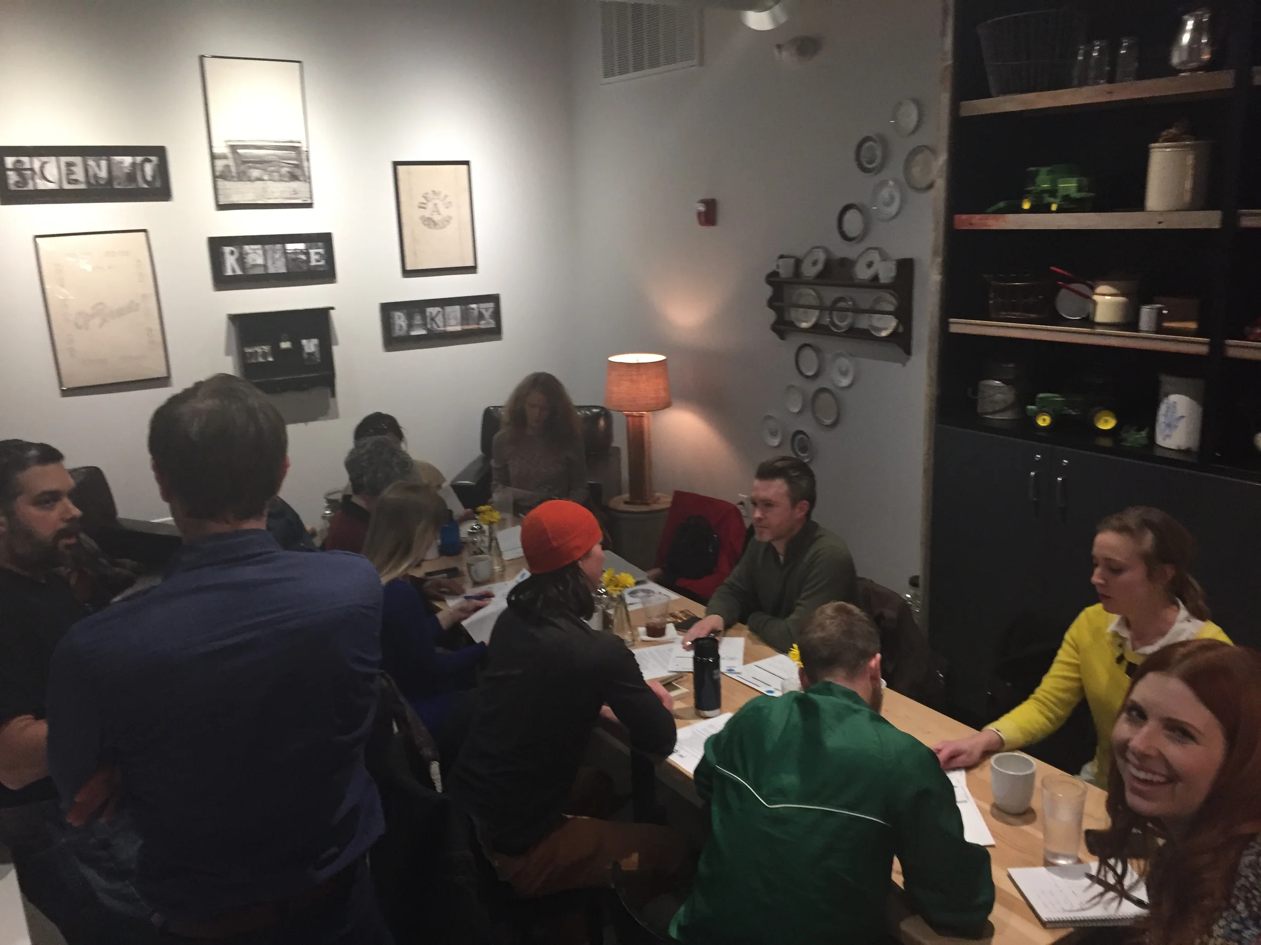 February meetup features follow-up discussion from Sustainable Sweethearts