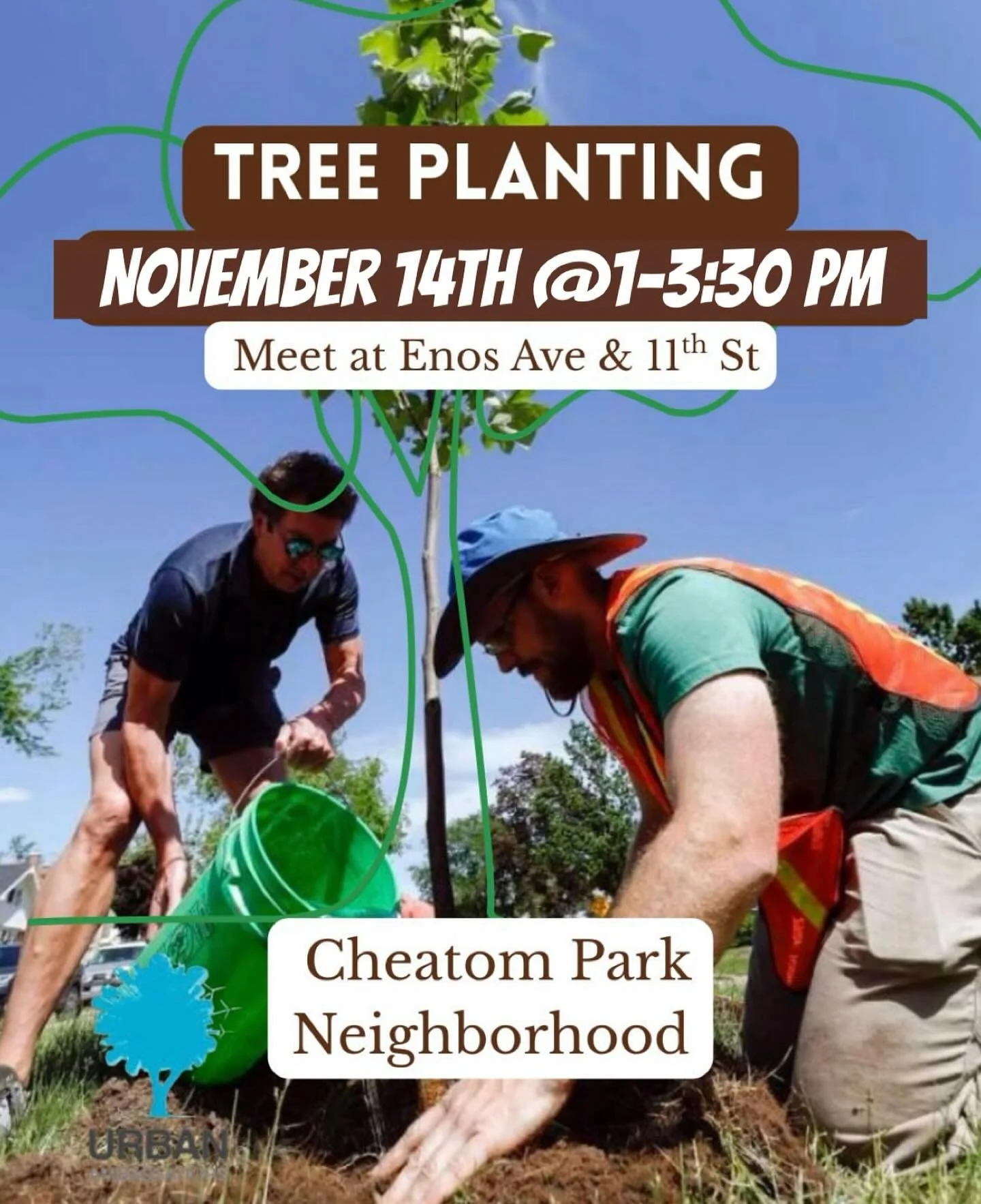 The November 9th tree planting has been pushed to the 14th due to weather, so mark your calendars!