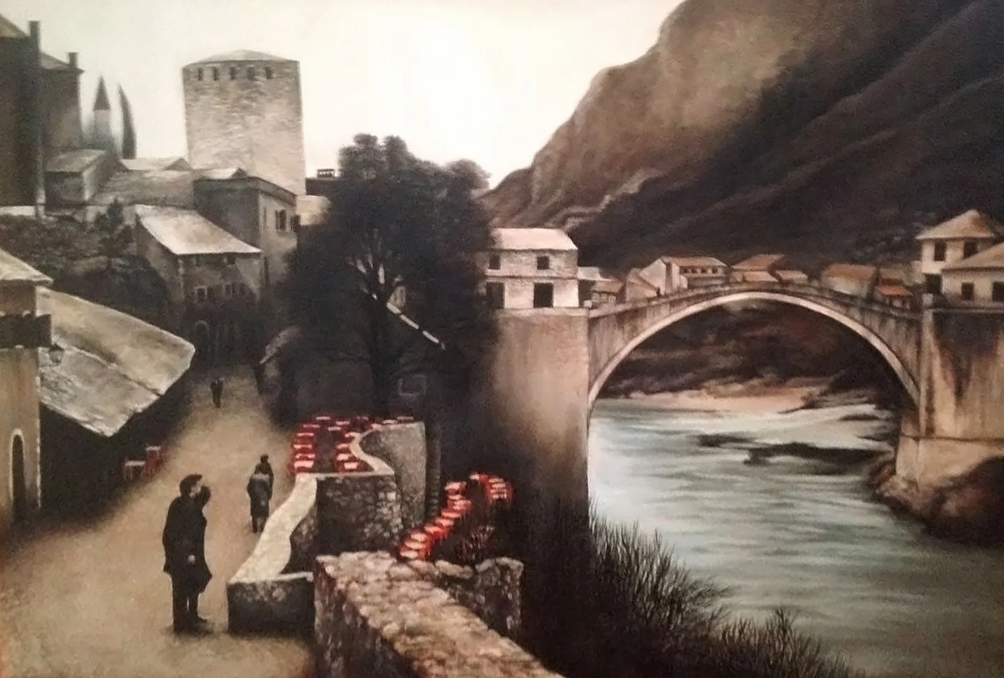 Bridge At Mostar