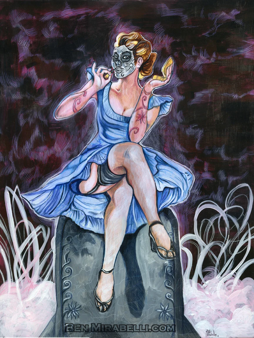 Muerte Pin Up