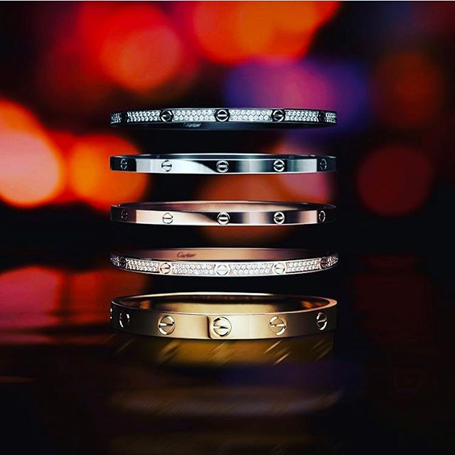 C A R T I E R #daretodeclare #cartie #paris #france #jewelry #gold #diamonds #bracelet #rosegold #whitegold #fashion #design #style #couture #bling #love #lovebracelet #bracelet