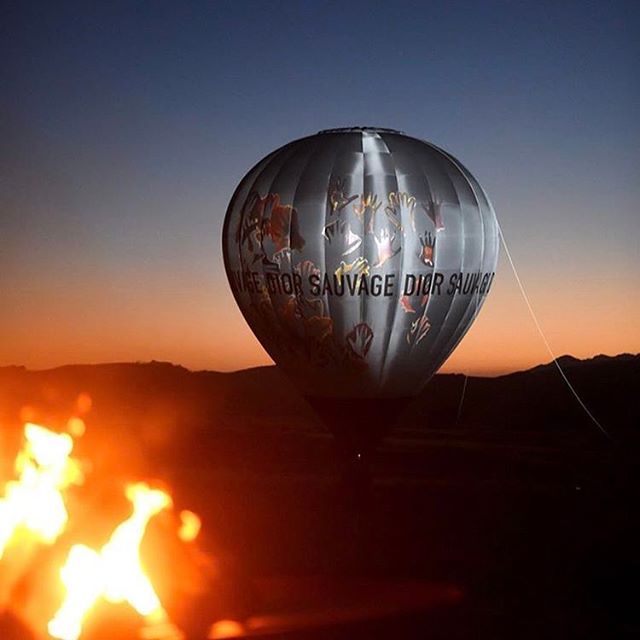 Dior Desert #dior #fire #hotairballon #fashion #style #france #luxury #shopping #fashionshow #cruisecollection #iconic #brand