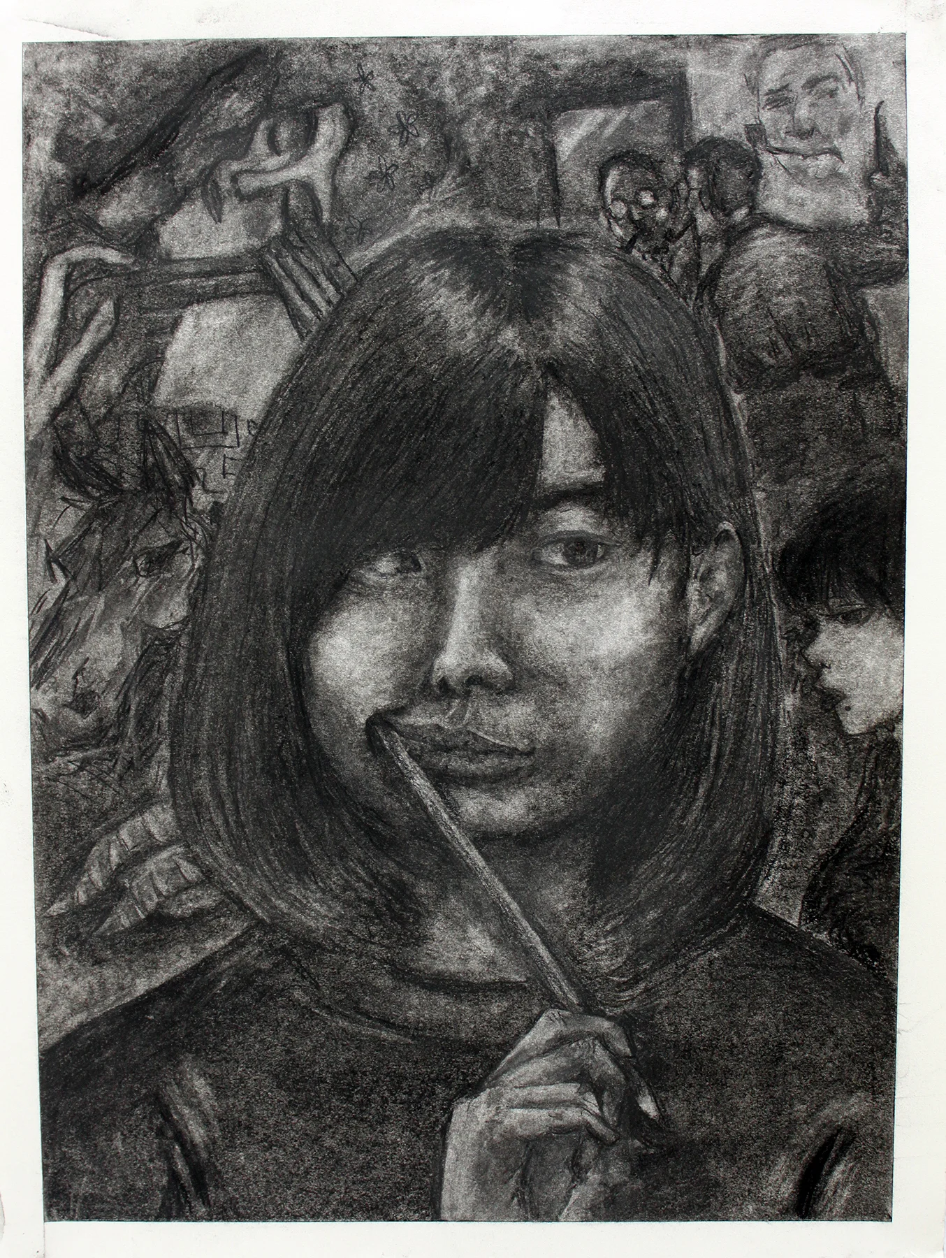 Charcoal Self Portrait