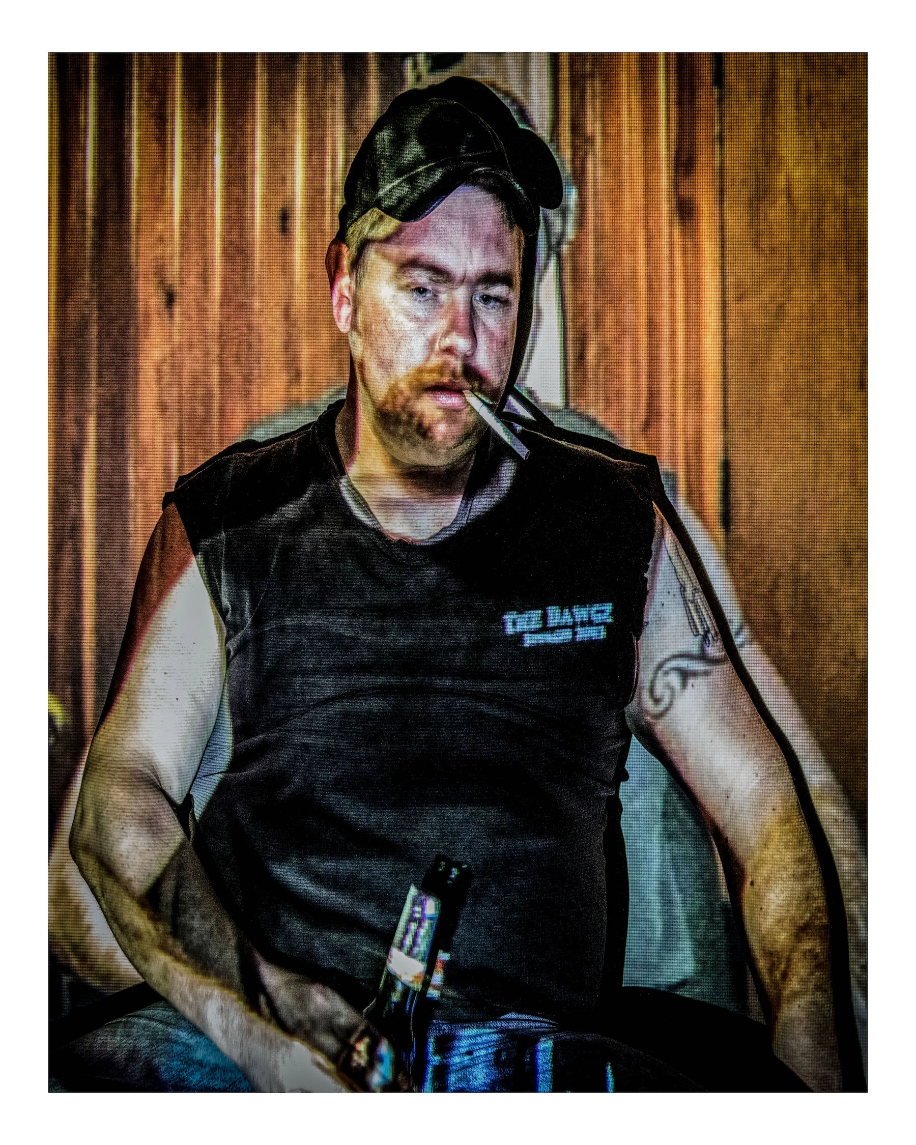Self-Portrait as The Dawge , 2017. Pigment Print on Photo Metallic Paper 40x50 in.