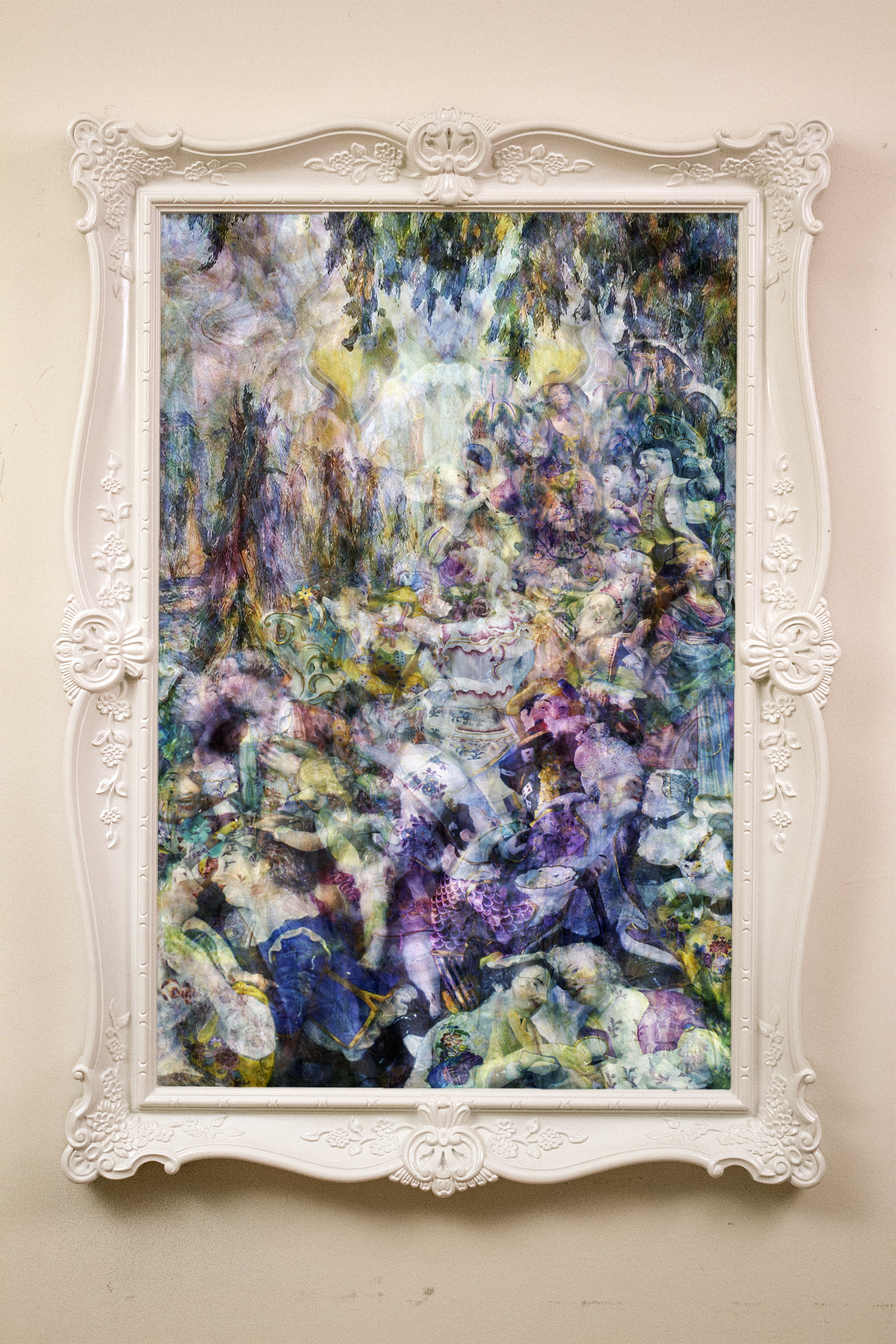   The Impetuous Lovers , 2015.  Pigment Print on Luster Paper  30 in. x 42 in. (includes frame) 