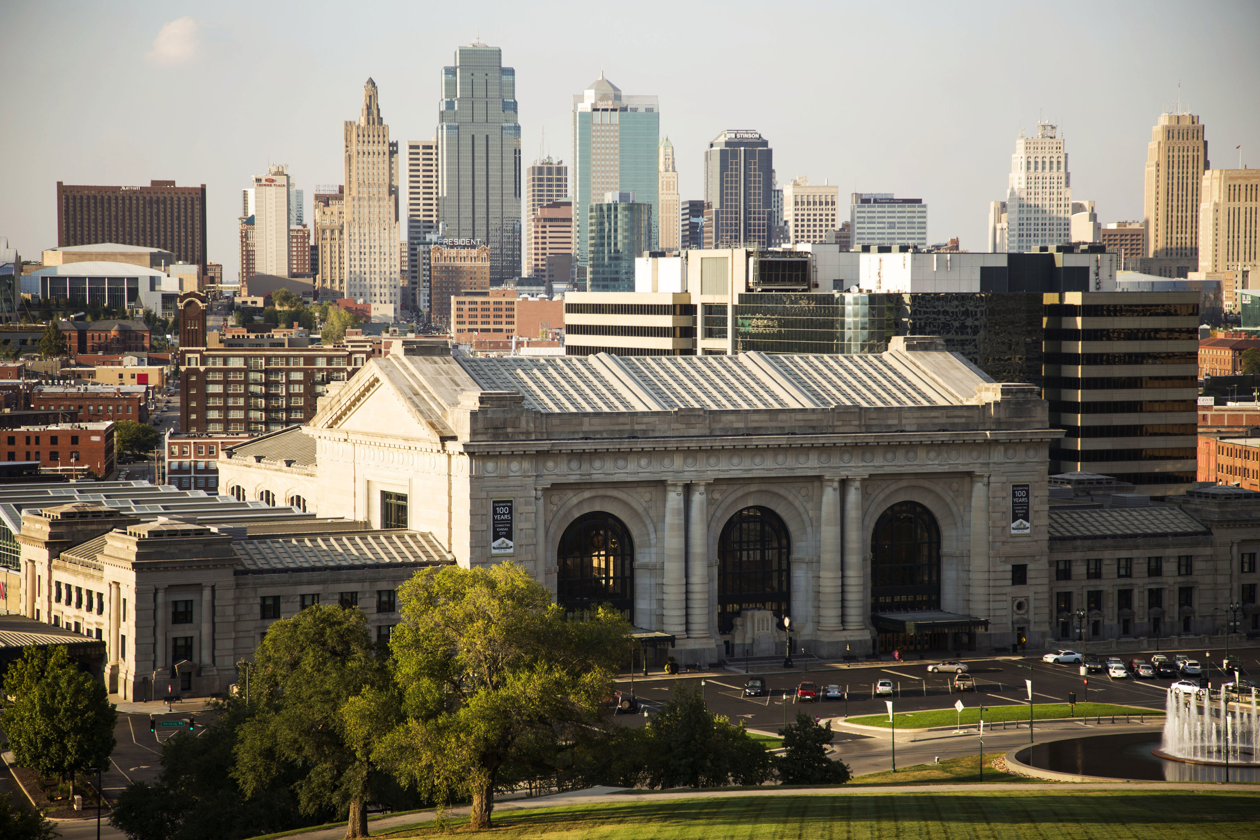  Kansas City, Union Station from the Liberty Memorial 