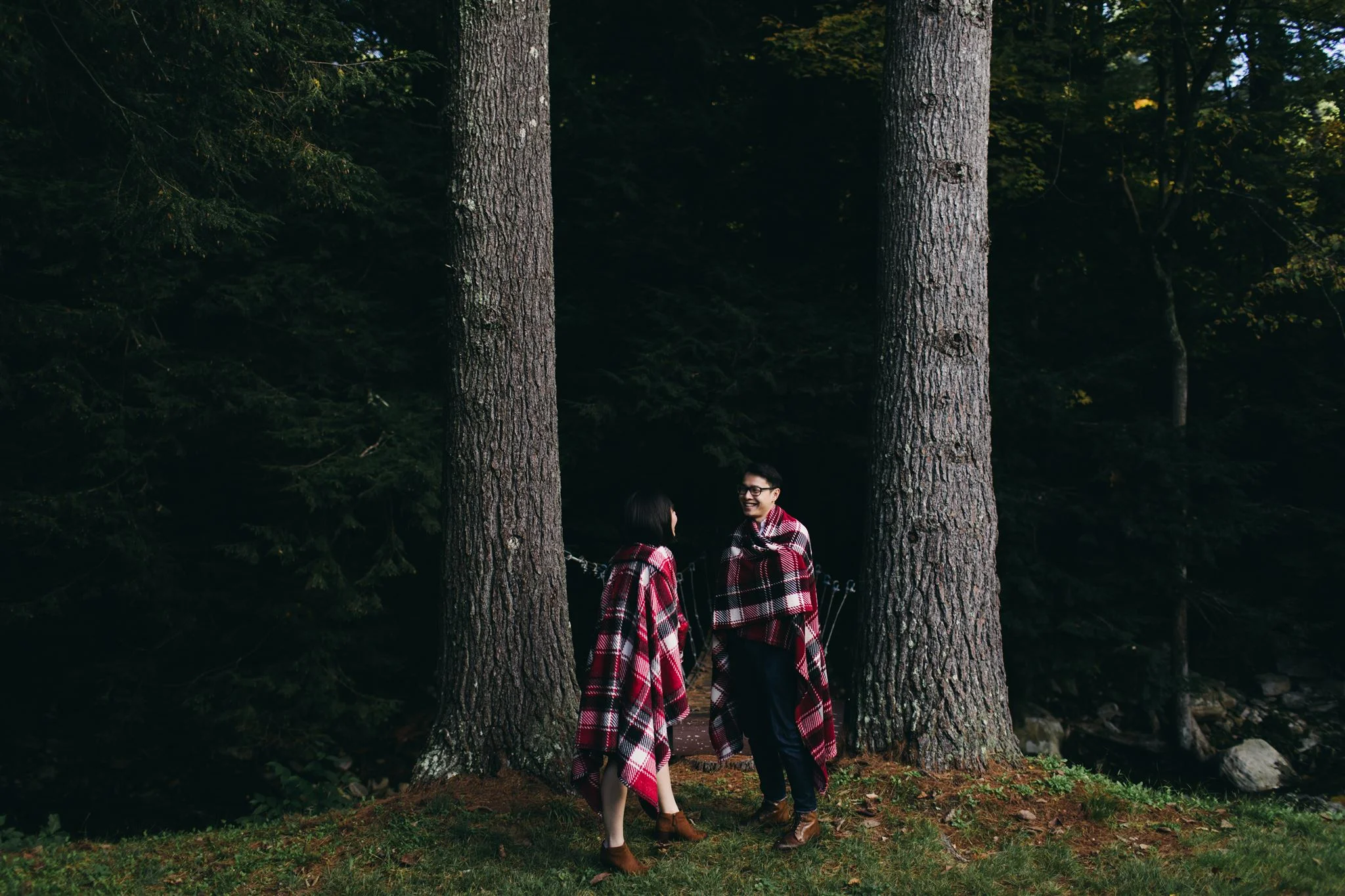 Ming + Han in Manchester, Vermont.