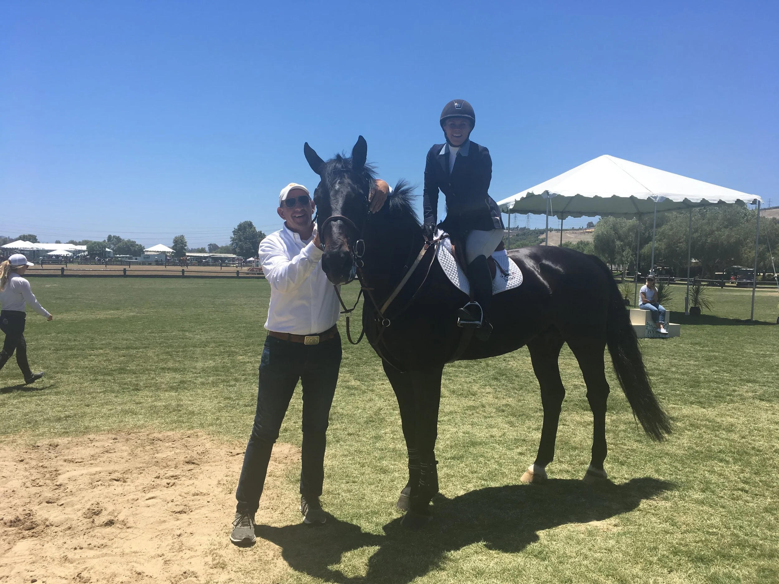 Ali winner with trainer Archie Cox