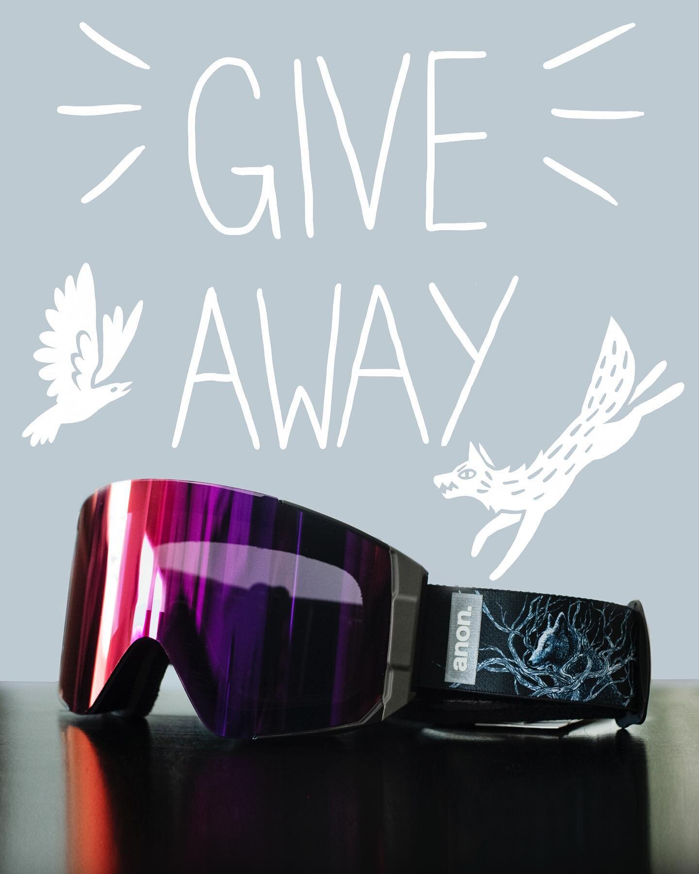 GIVE AWAY TIME! So excited to share this with you all. Here&rsquo;s your chance to win a pair of the Sync goggles in the Rocka colourway I designed with @anonoptics. 

These goggles are unisex/gender neutral and have magna tech so lens swaps are a pi