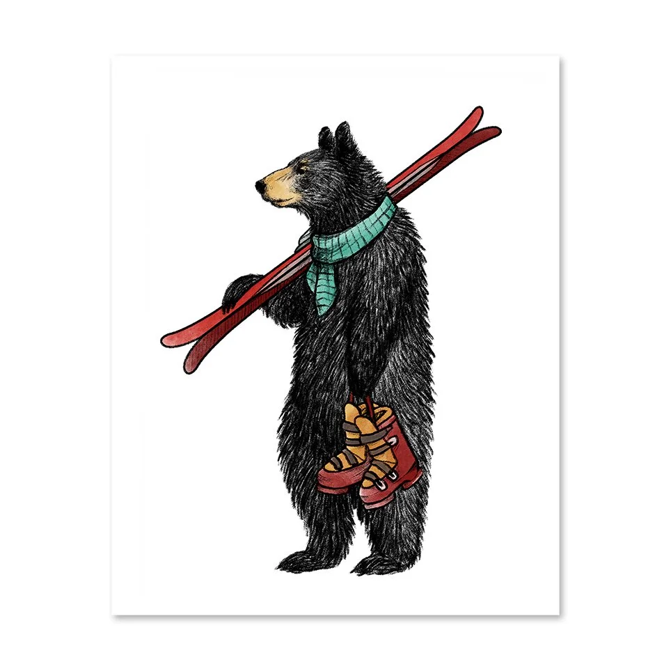 Skiing Bear Drawing 8x10 copy.jpg