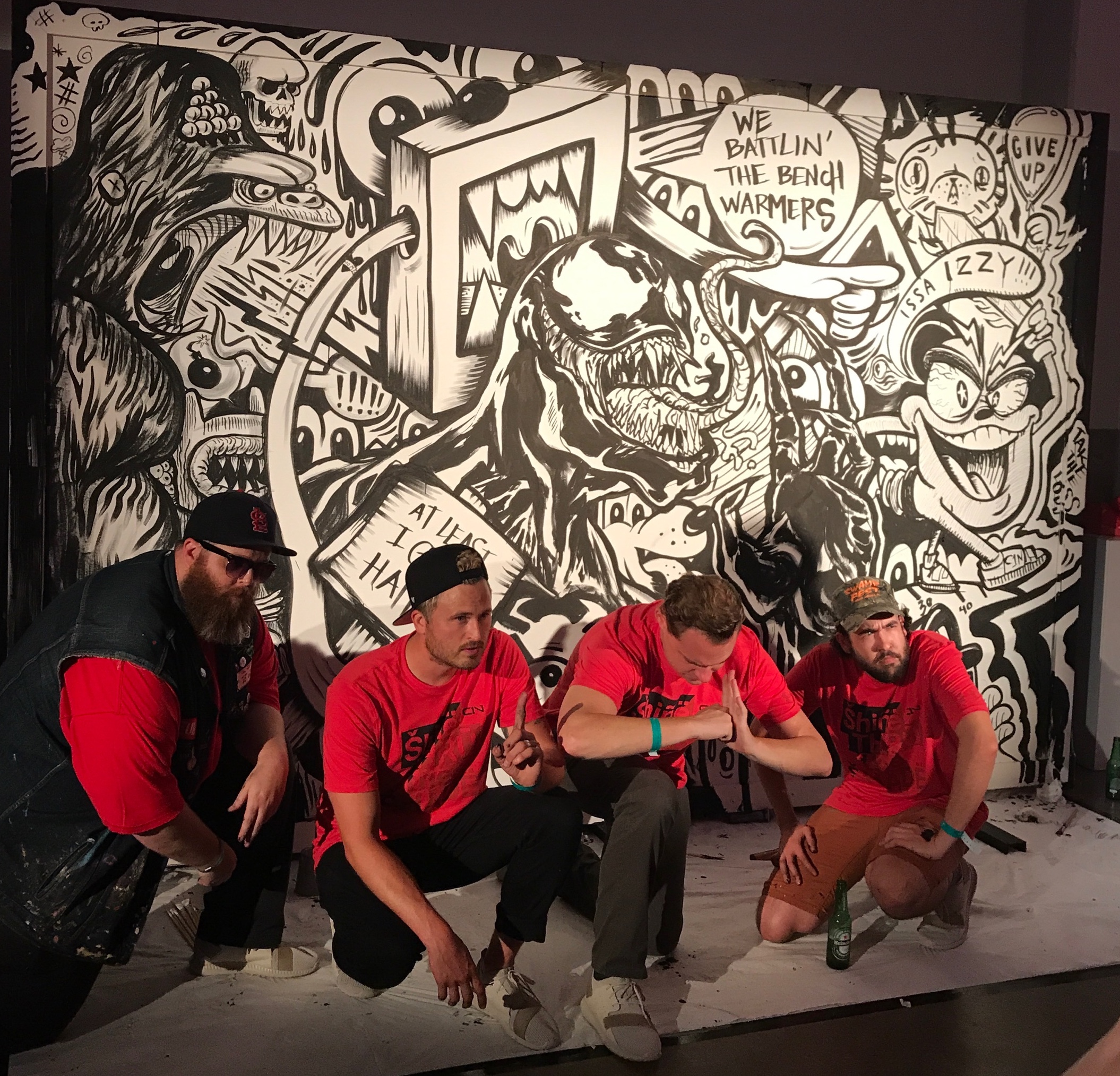 Secret Walls, Midtown Cultural Arts Center, Under Armour Cam Newton CN1 Launch Party, 2017