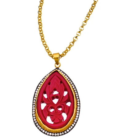 Meghna-Designs-Carved Red Necklace.jpg