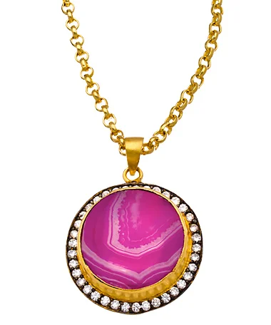 Pink Druzy Necklace.jpg